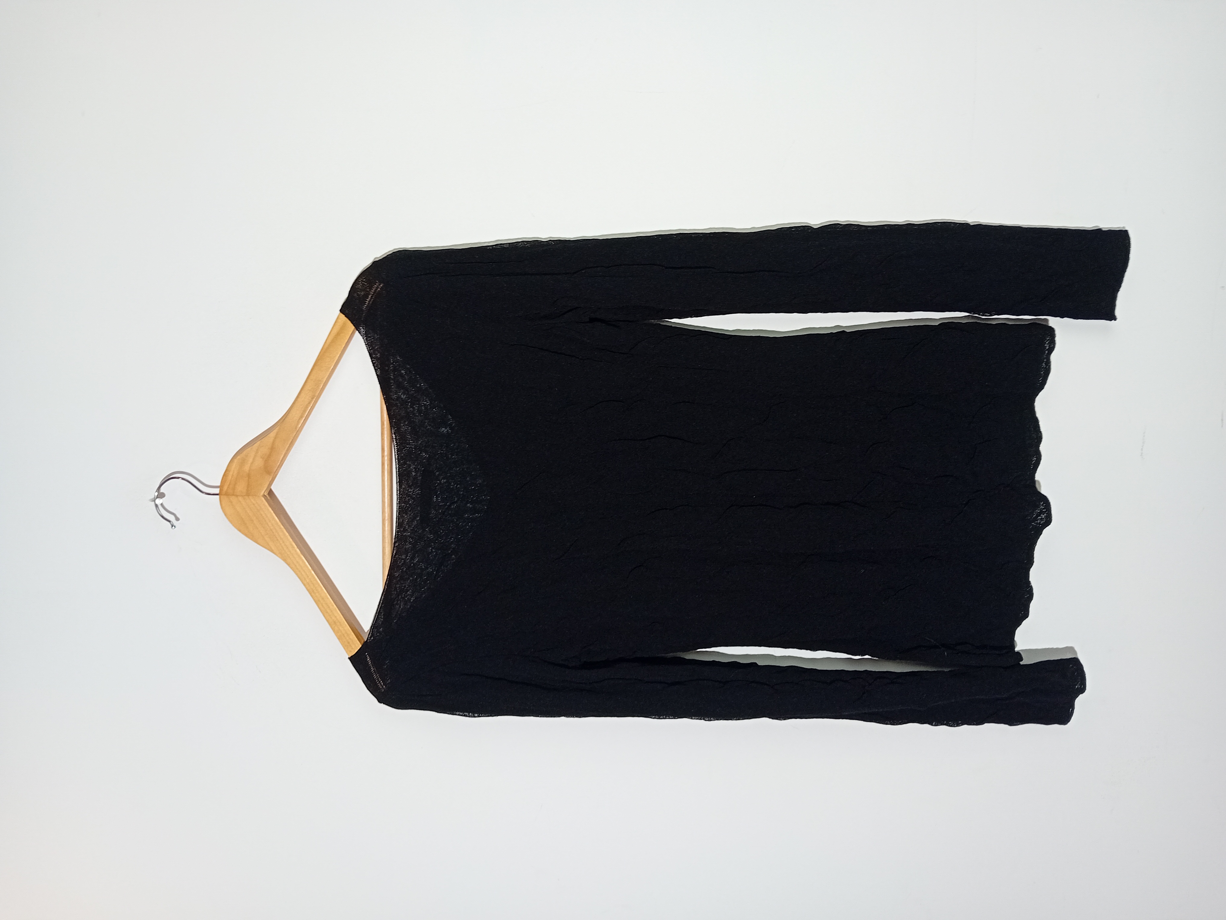 Pull Fin Noir Texturé Sarah Pacini