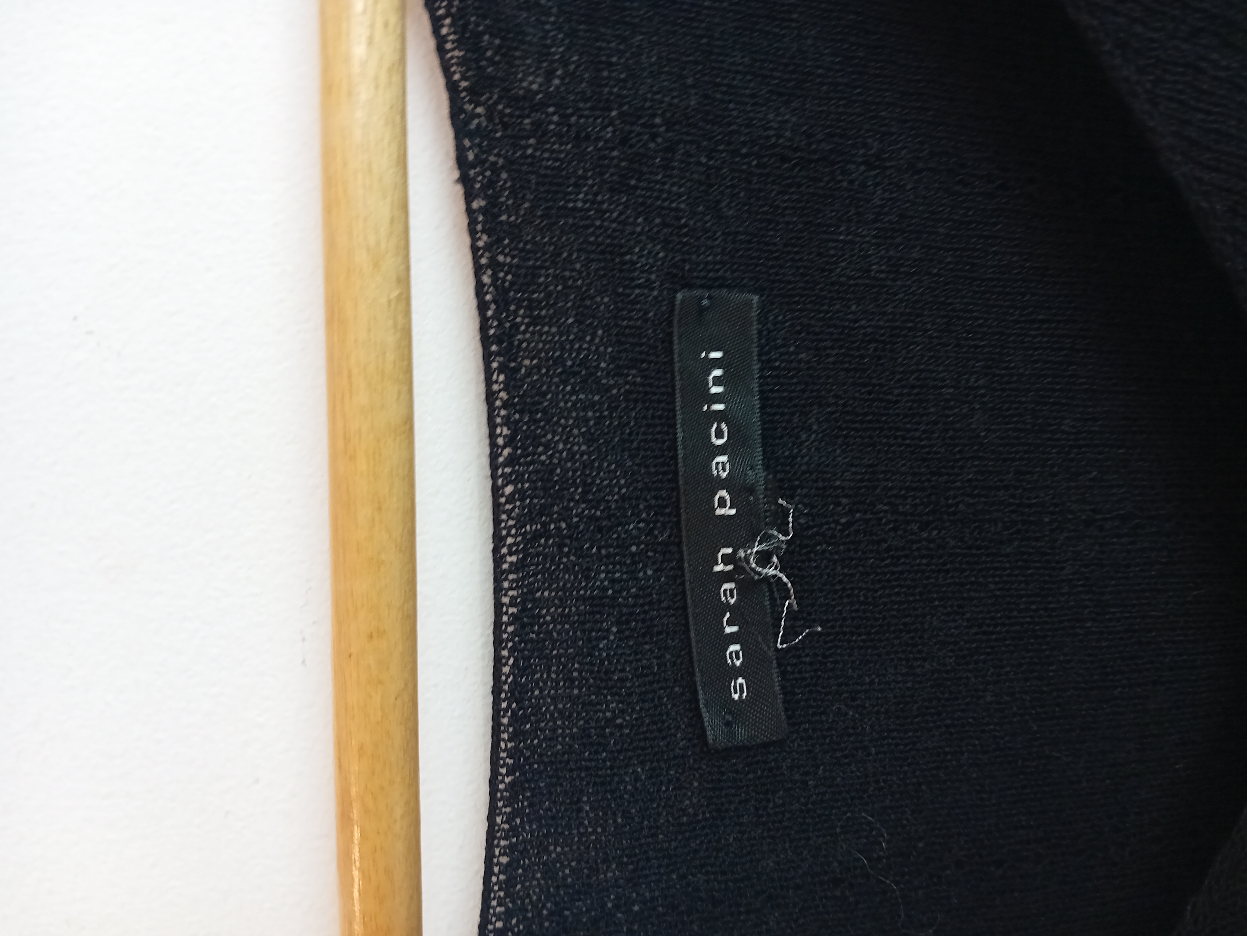 Pull Fin Noir Texturé Sarah Pacini