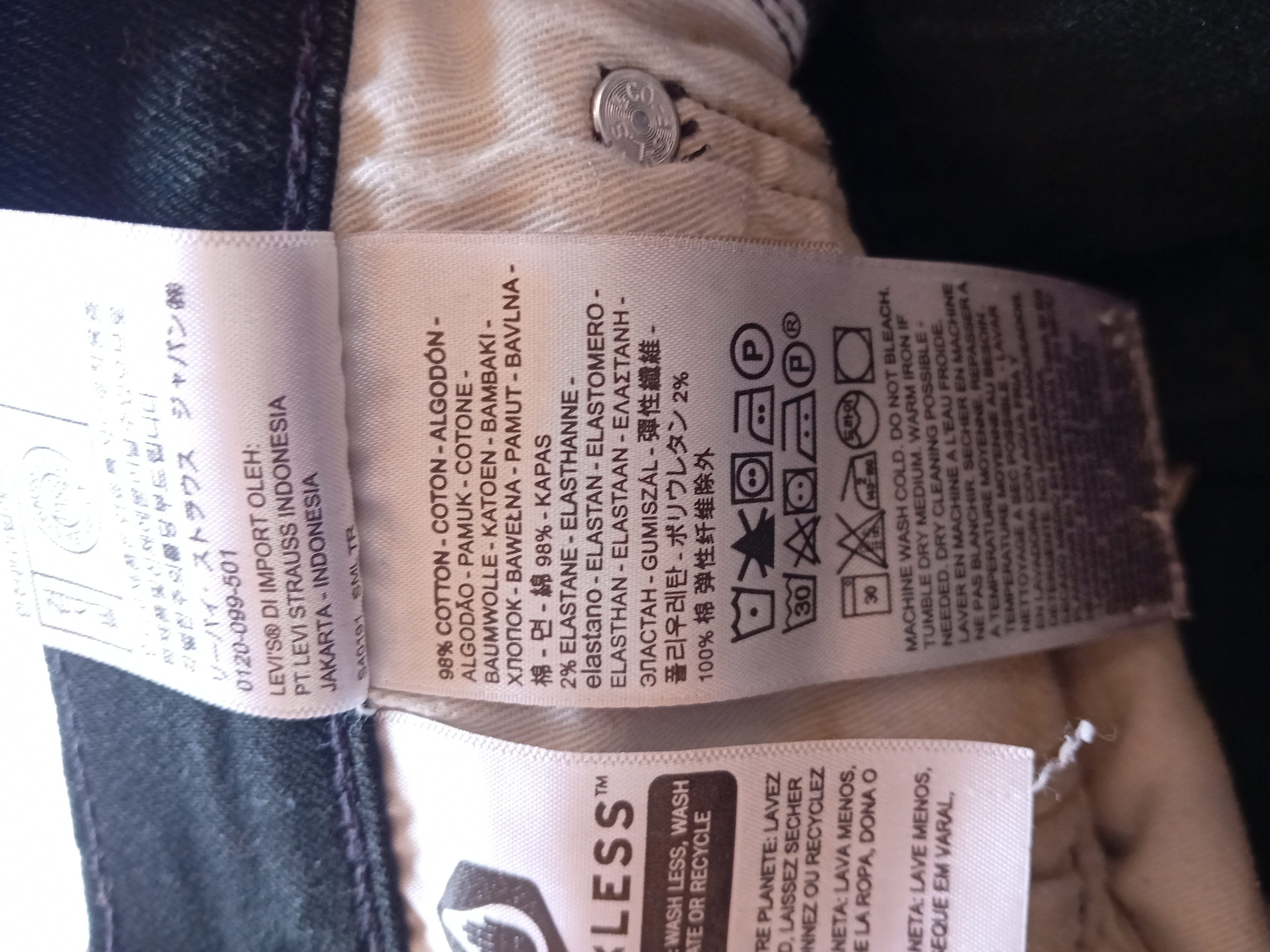 Jean Levi's Premium Noir W31 L34