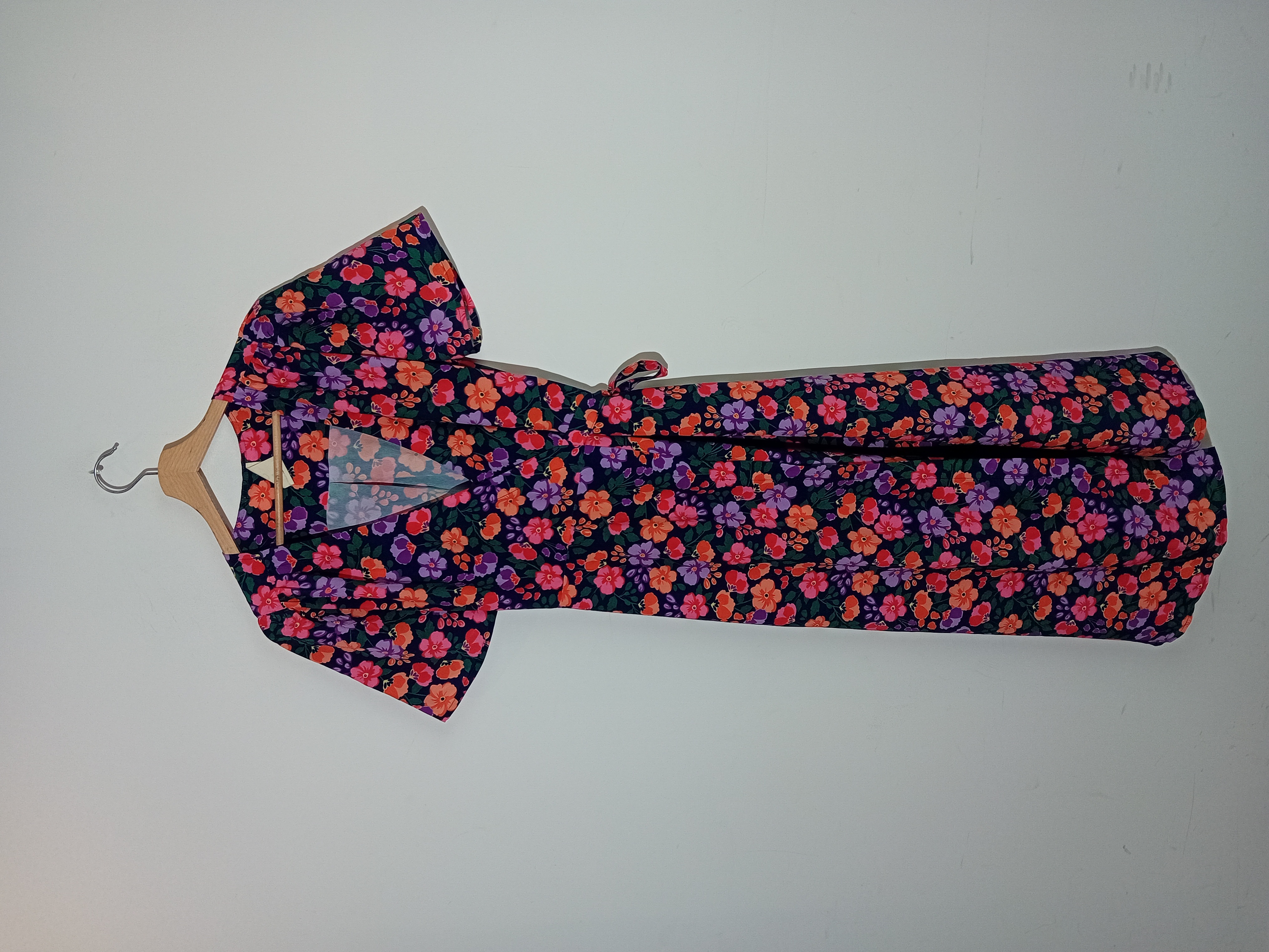 Robe Longue Portefeuille Fleurie Easy Clothes
