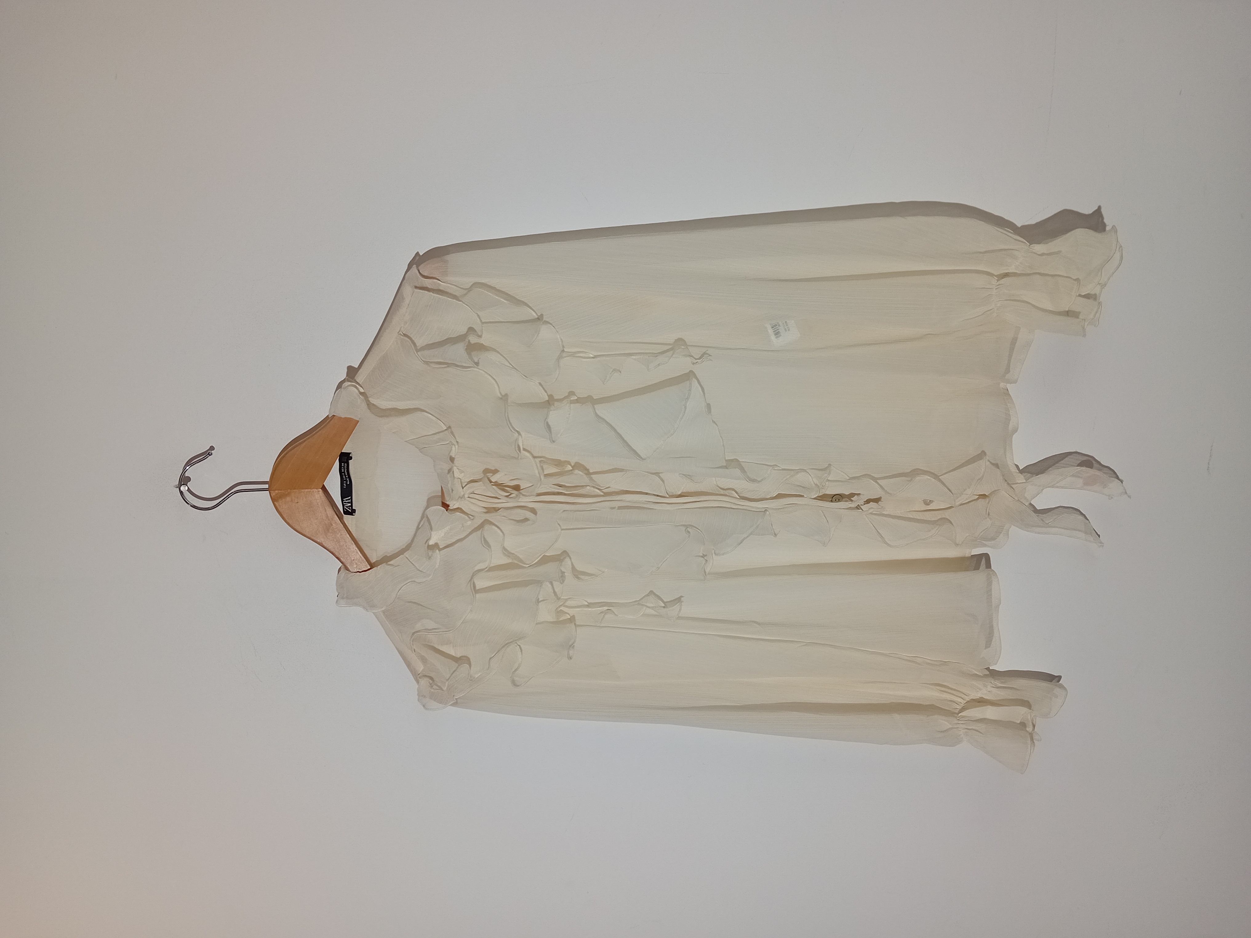 Blouse Aérienne À Volants Zara