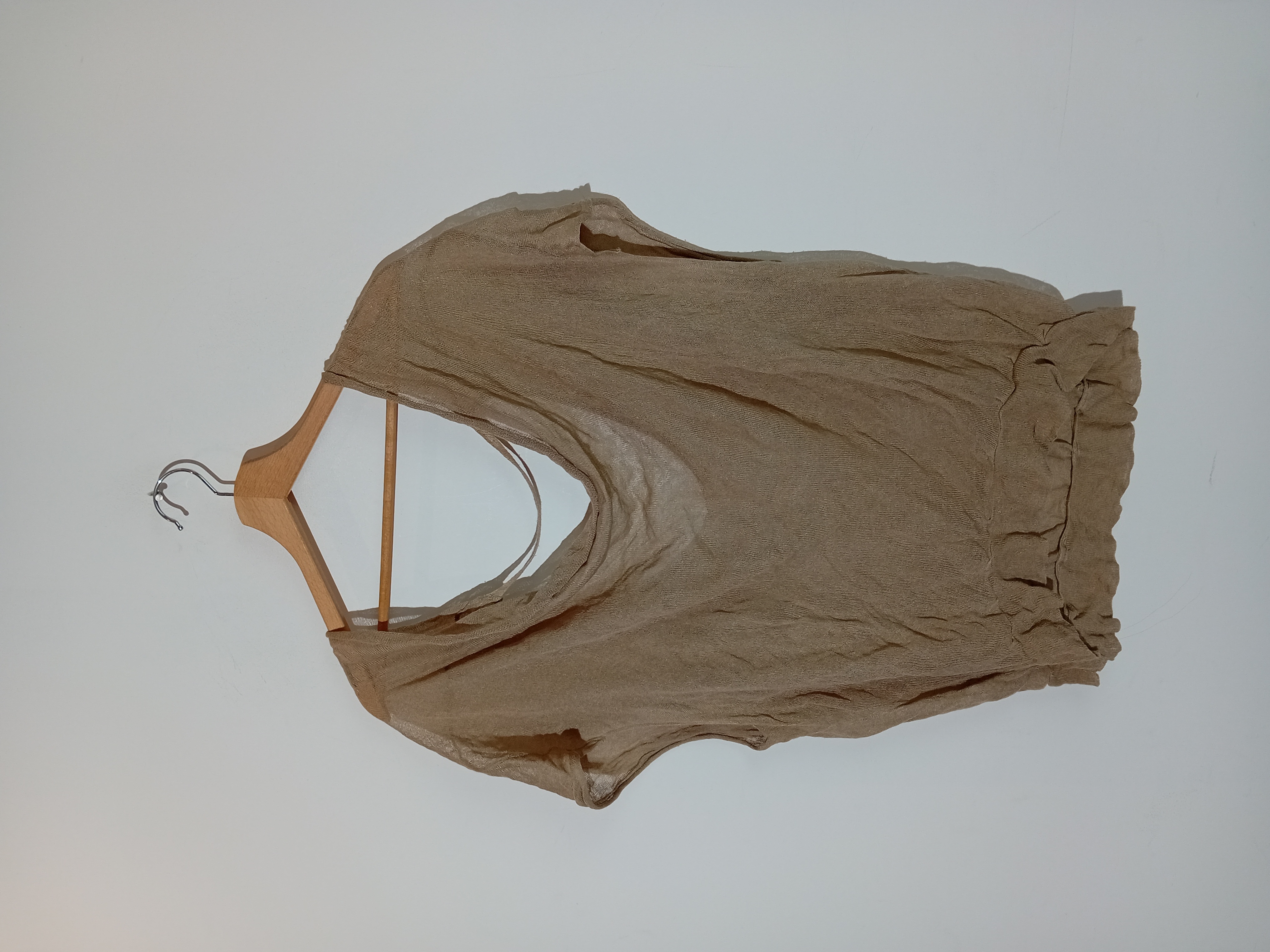 Top Fluide Beige Doré Olivier Strelli