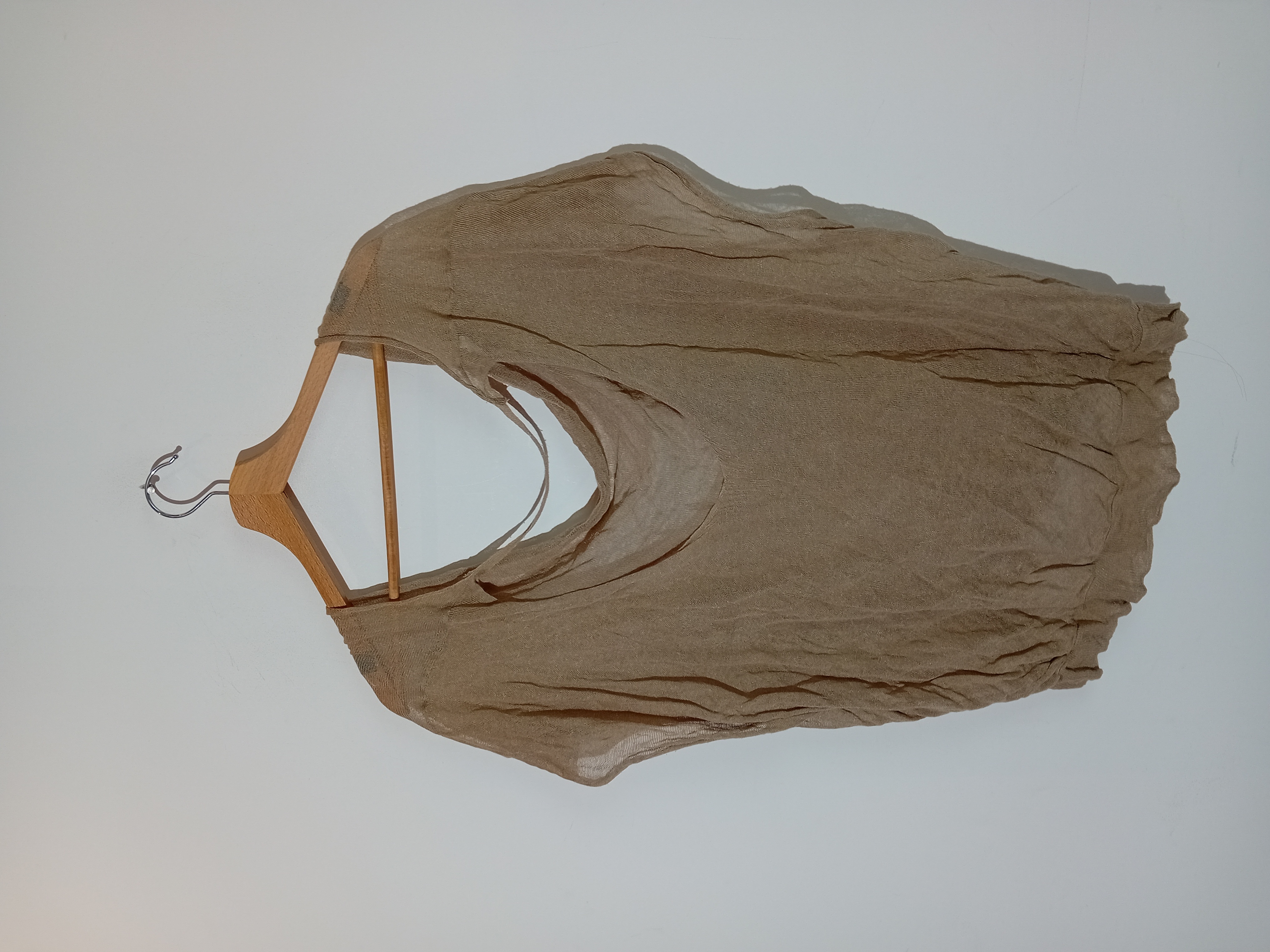 Top Fluide Beige Doré Olivier Strelli