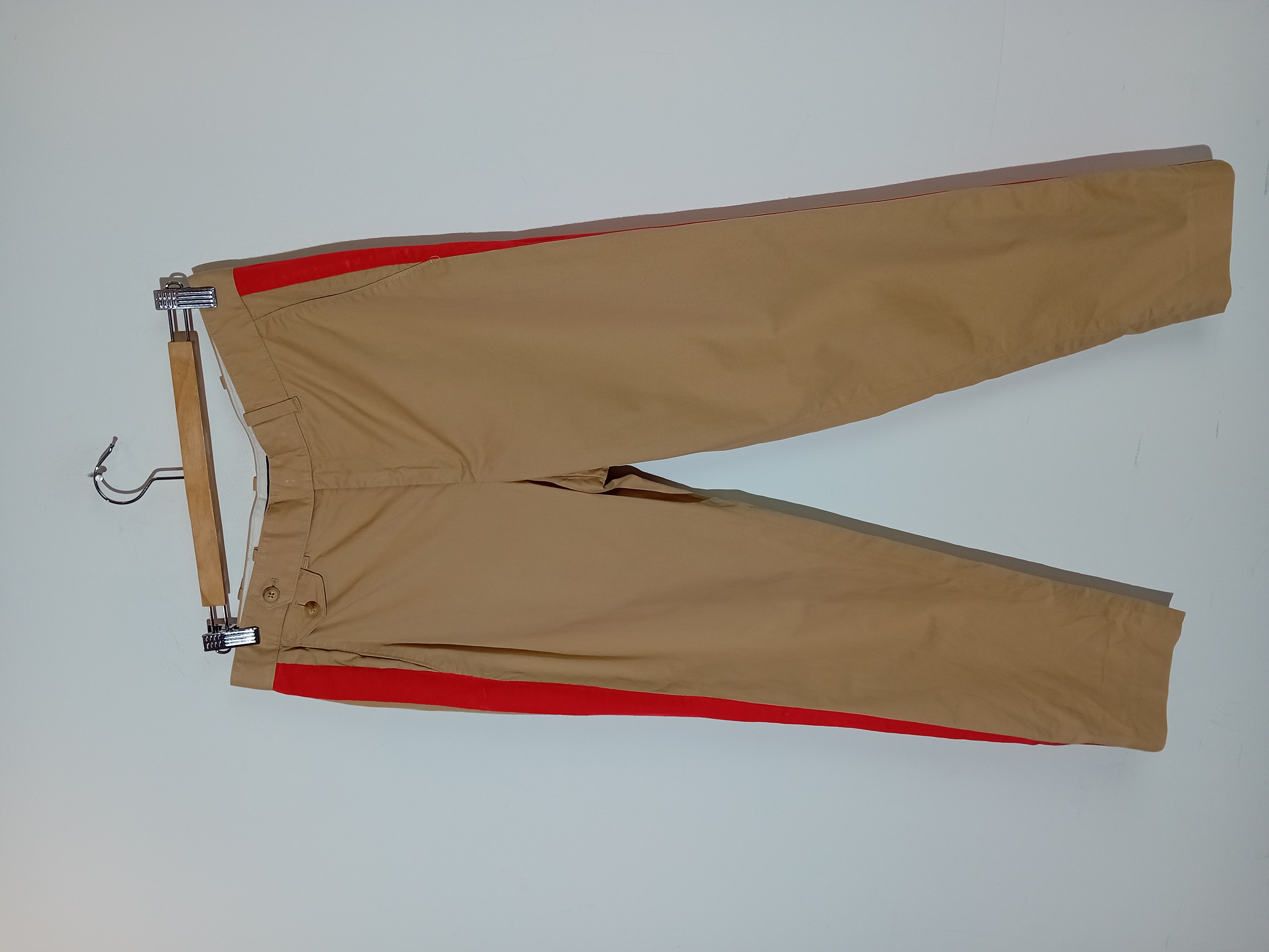Pantalon Chino Beige Bandes Orange Polo Ralph Lauren