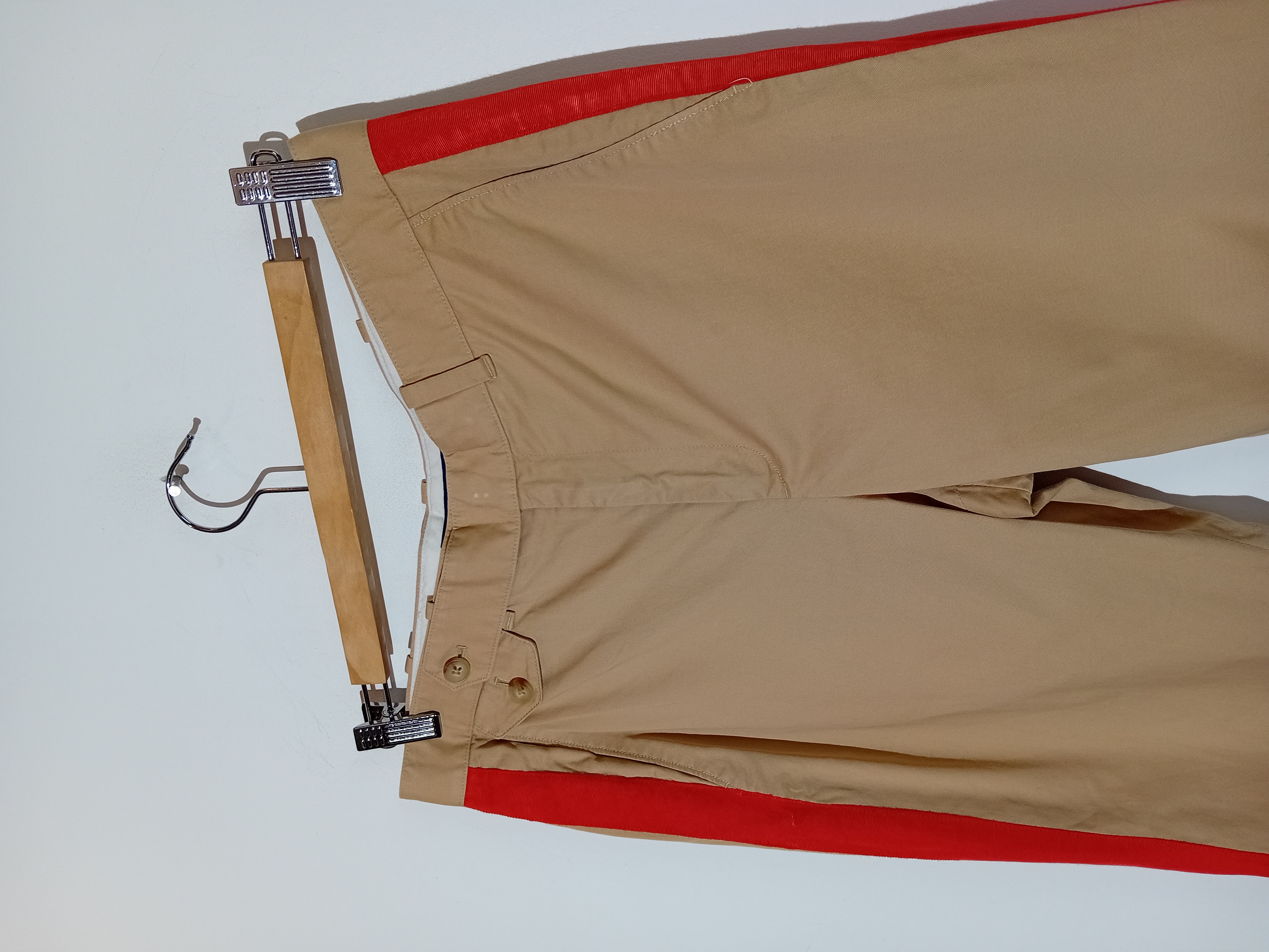 Pantalon Chino Beige Bandes Orange Polo Ralph Lauren