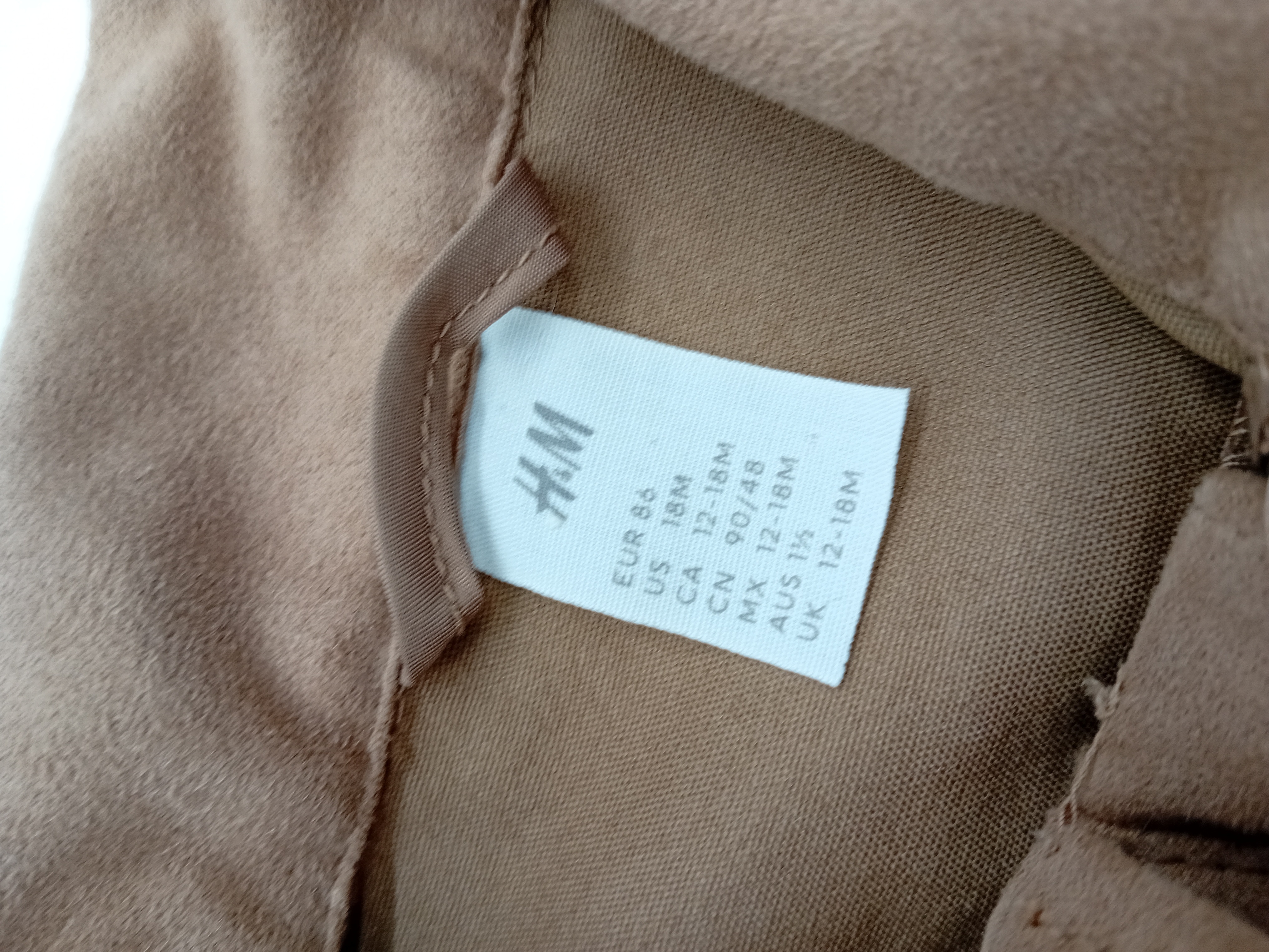 Lot De 2 Vestes H&m 12-18 Mois