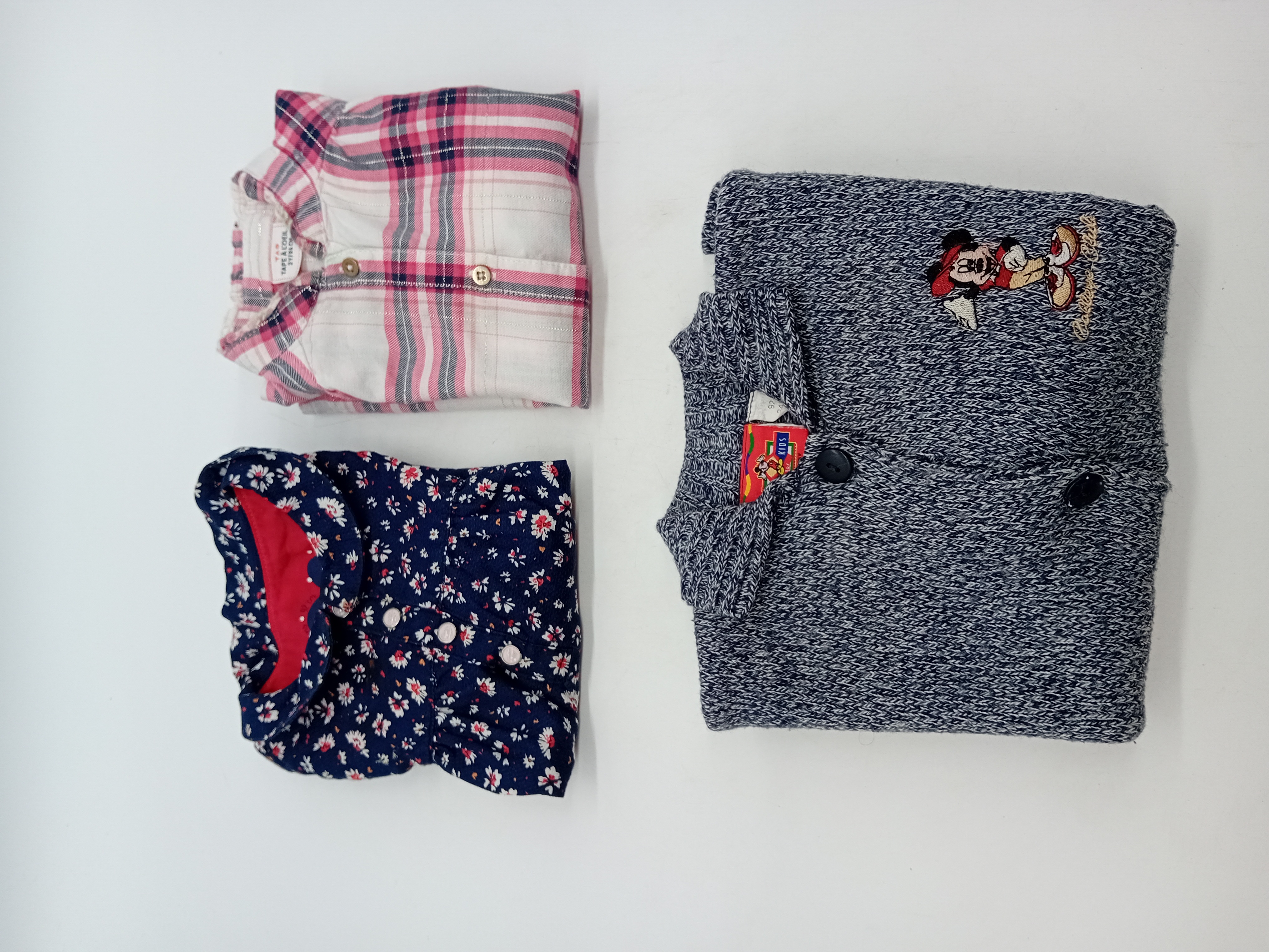 Lot De 3 Pieces Chemise Blouse Et Gilet Mickey