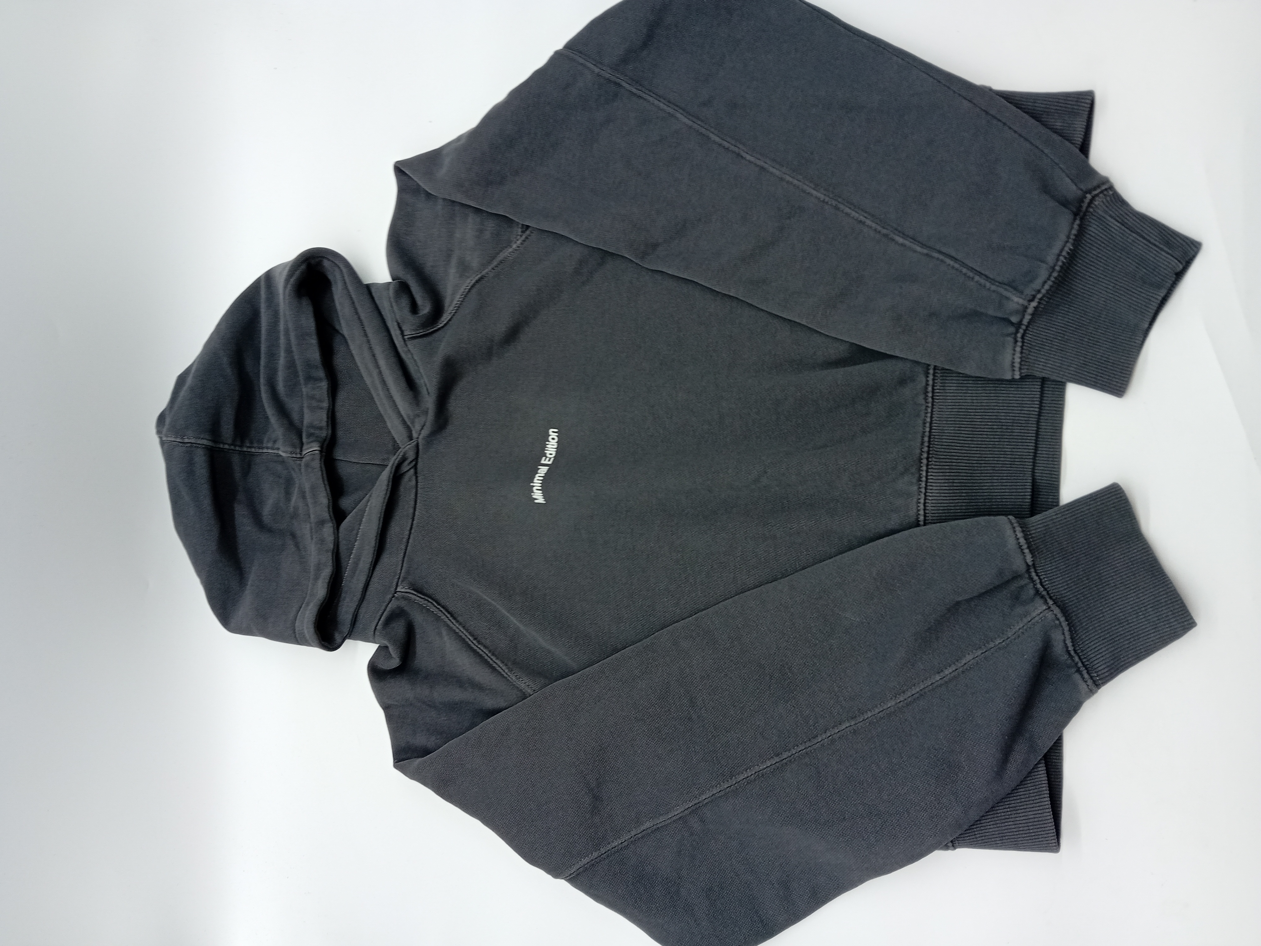 Lot de Sweats A Capuche Zara Gris Fonce Minimal Edition