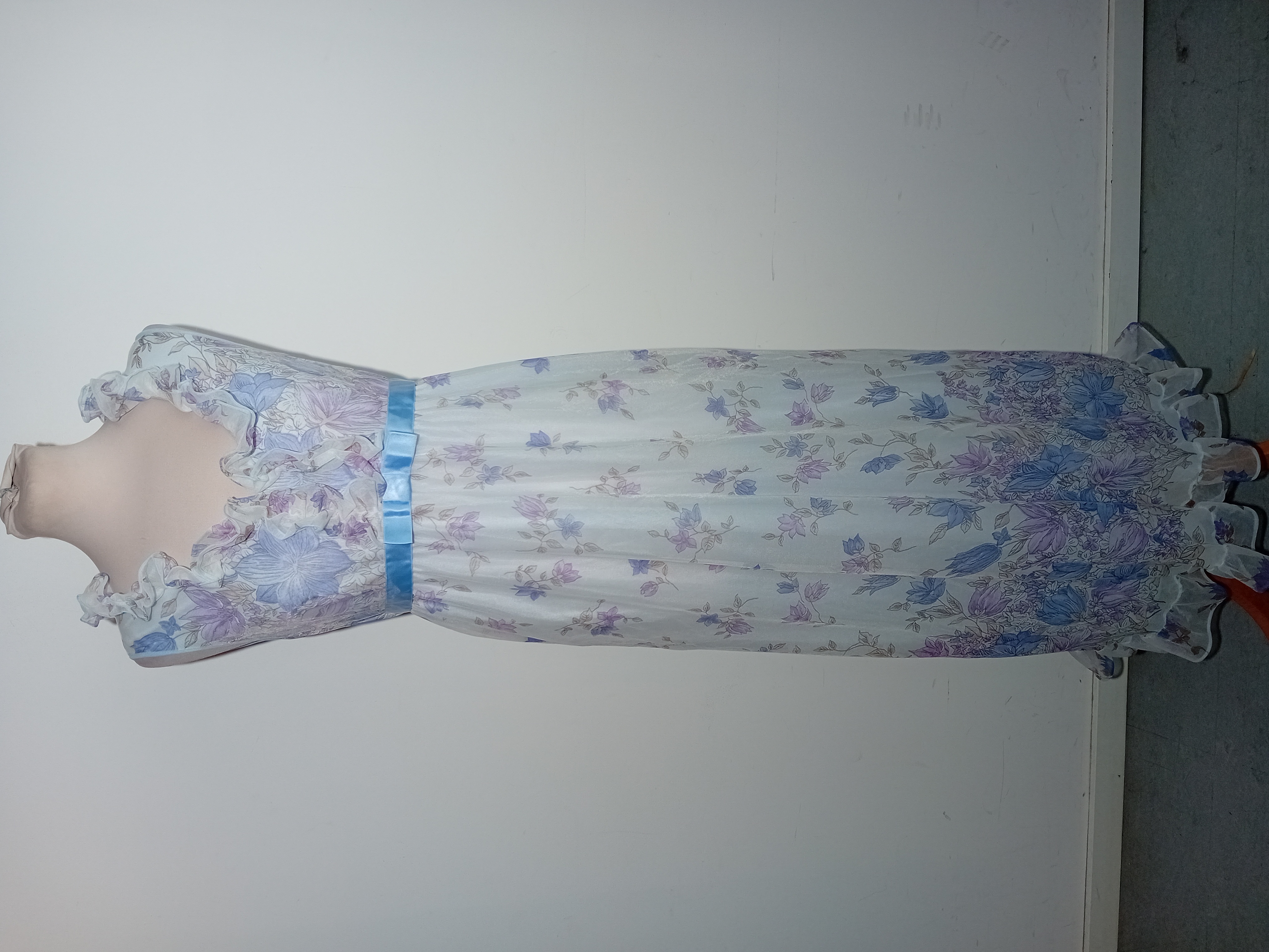 Robe de nuit Longue Vintage Fleurie