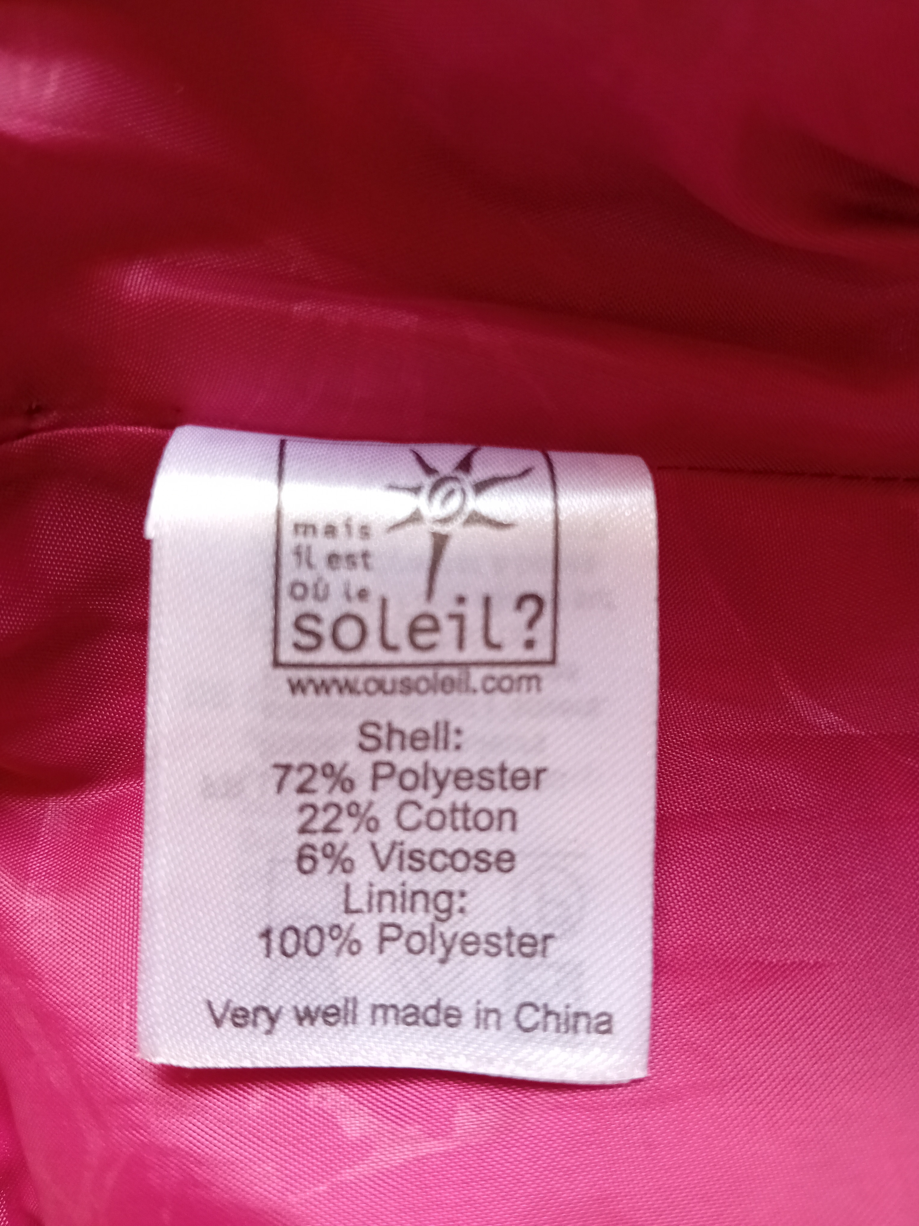 Corset Fuchsia Mais Il Est Où Le Soleil ? M