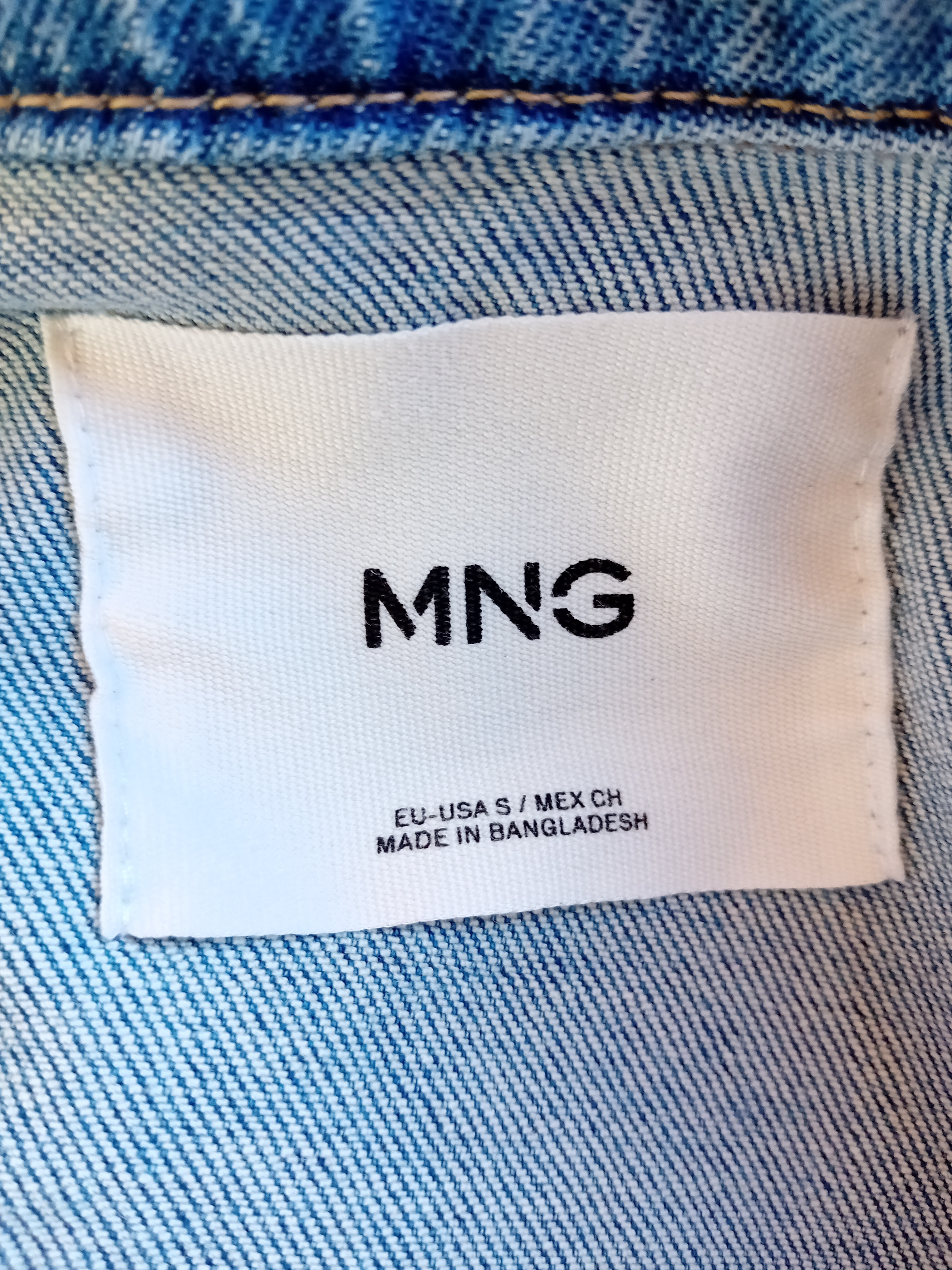Veste En Jean Mango Bleue