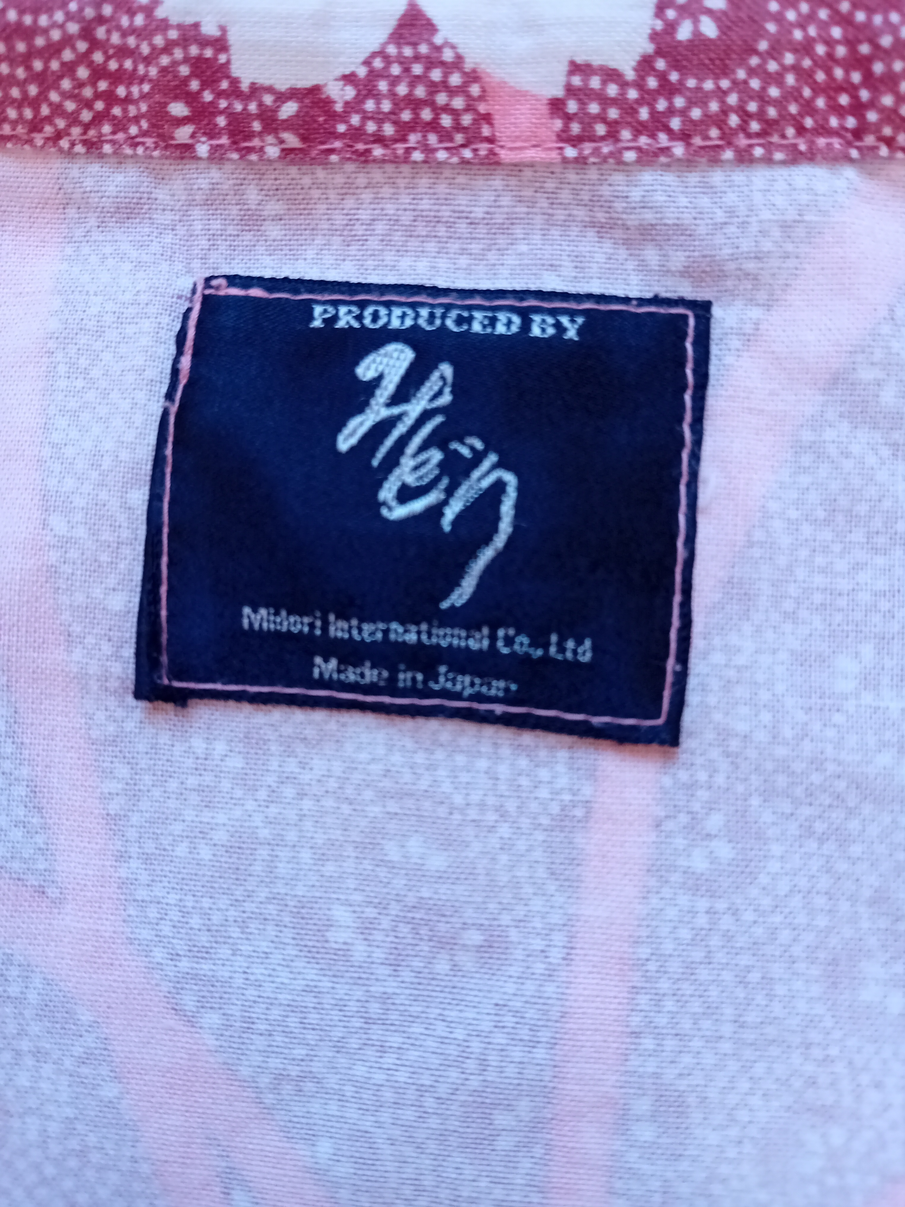 Haut Kimono Rose Fleurs Cerisiers L