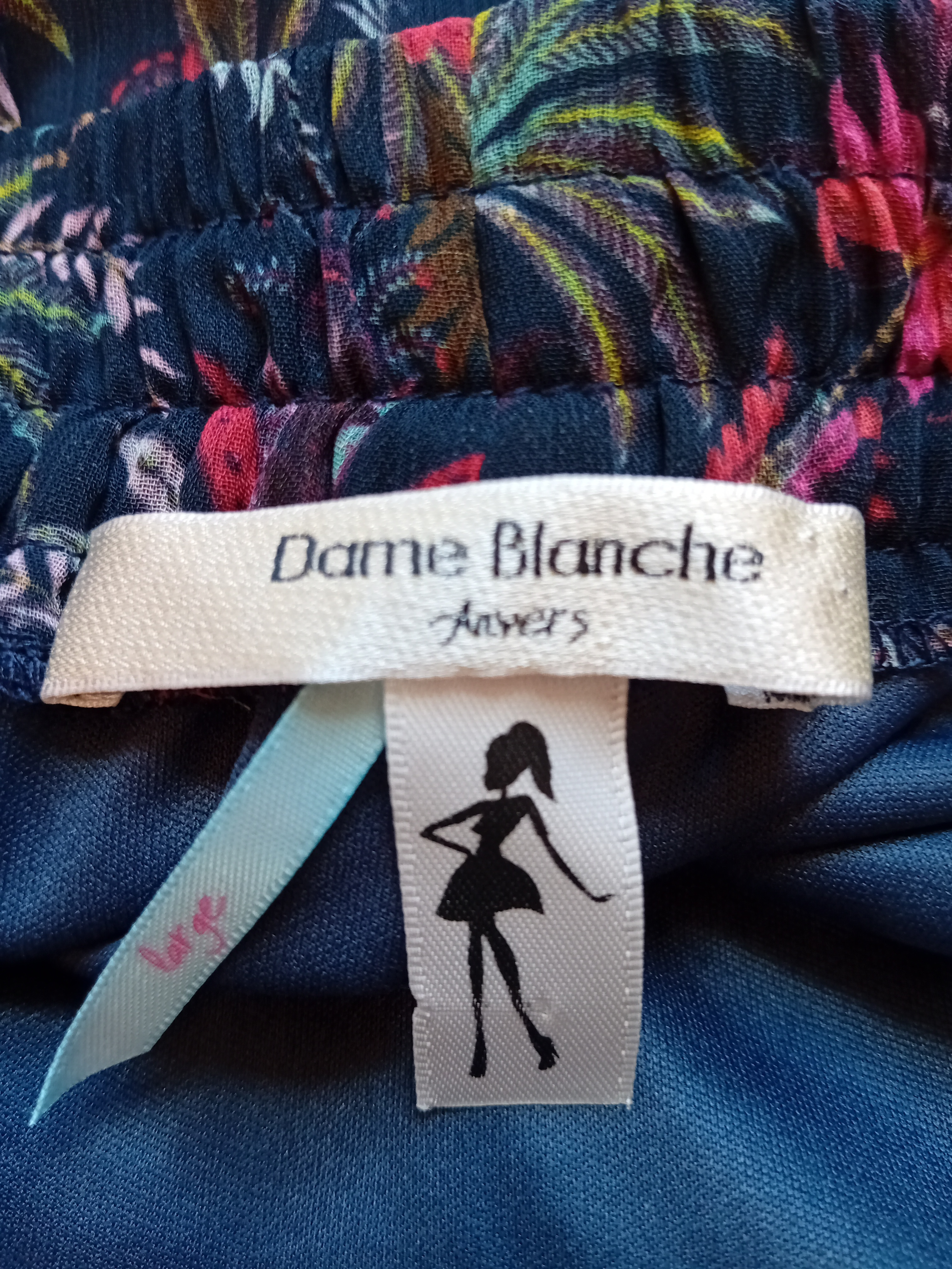 Pantalon Ample Fleurie Dame Blanche