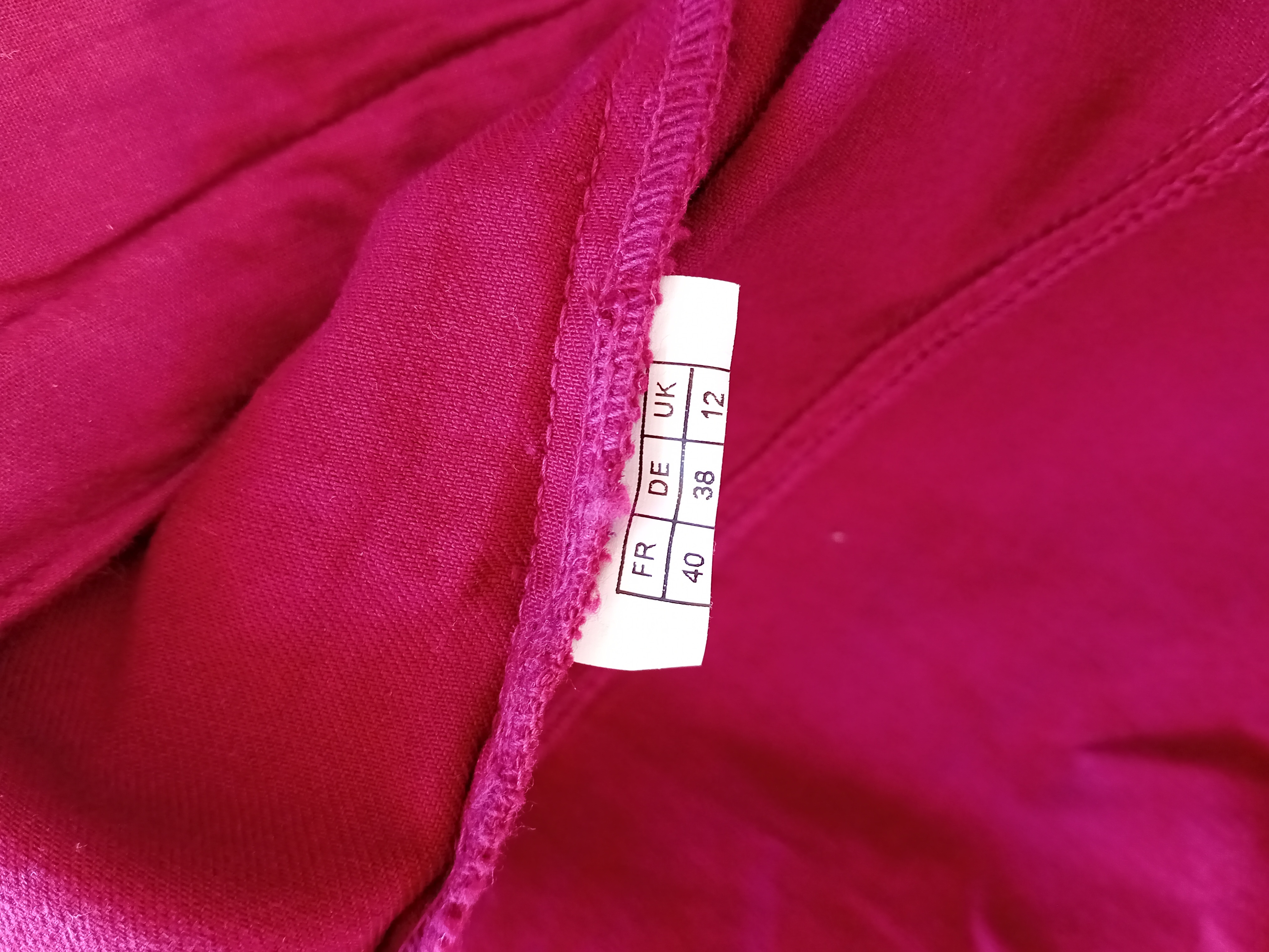 Veste En Jean Framboise