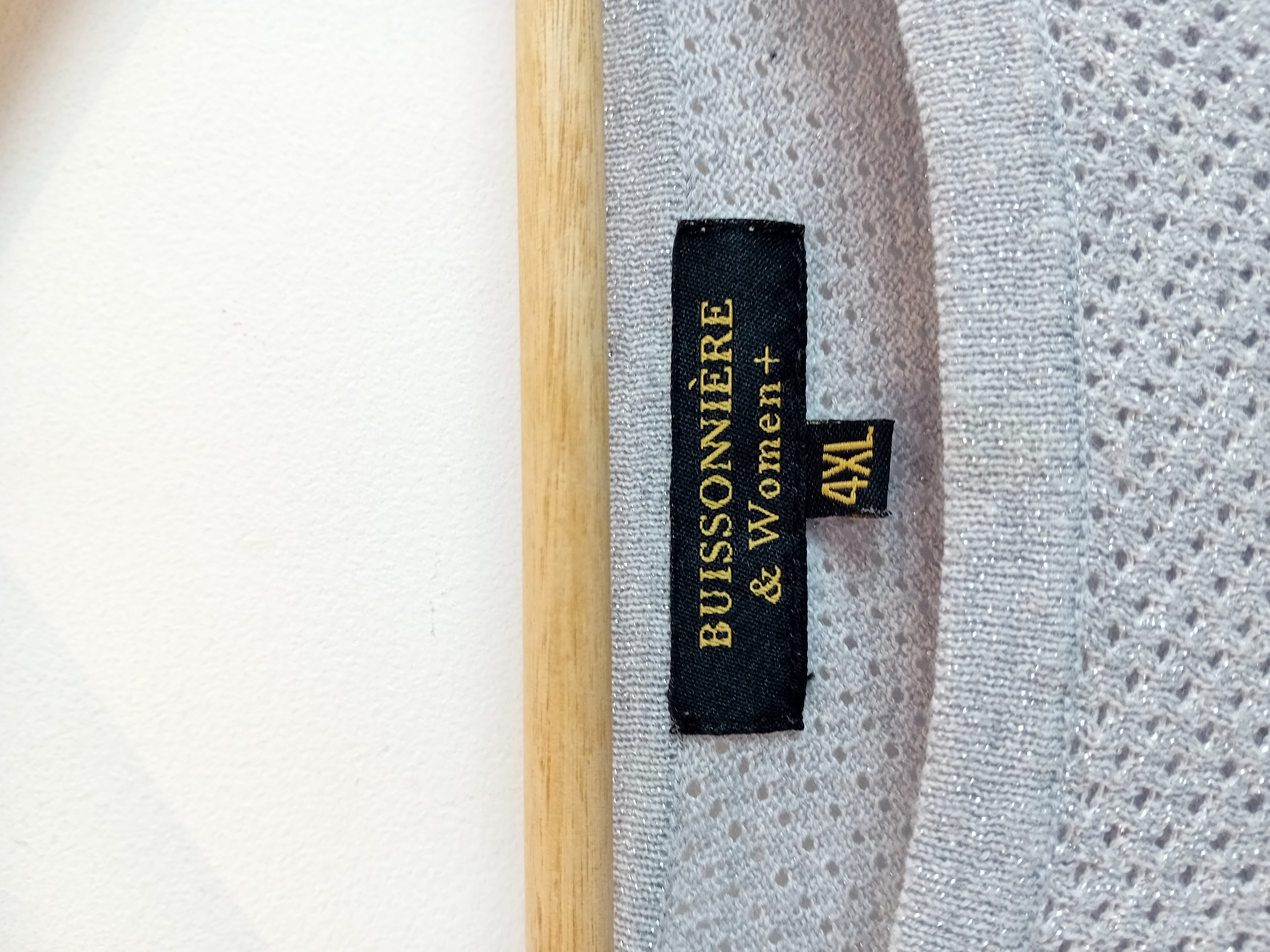 Ensemble Gilet Long et Cardigan Gris Pailleté Buissonnière