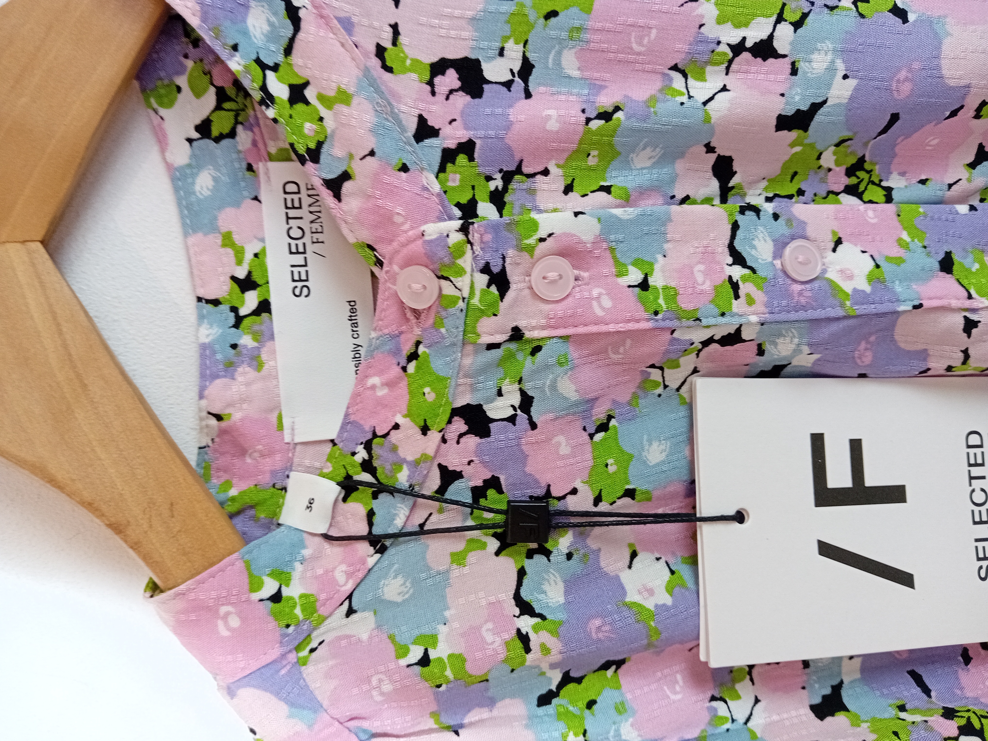 Blouse Fleurie Selected Femme
