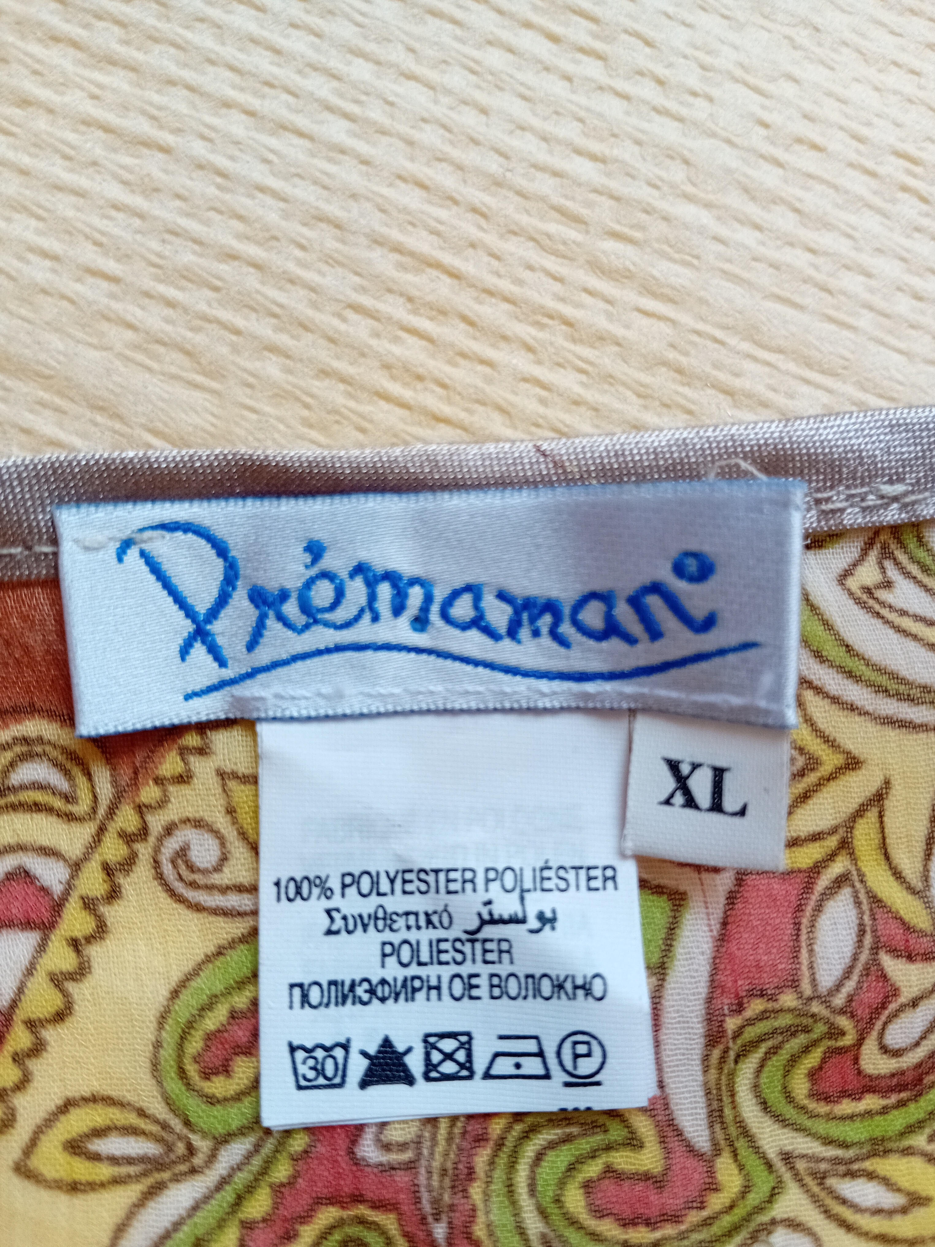 Haut Prémaman Orange