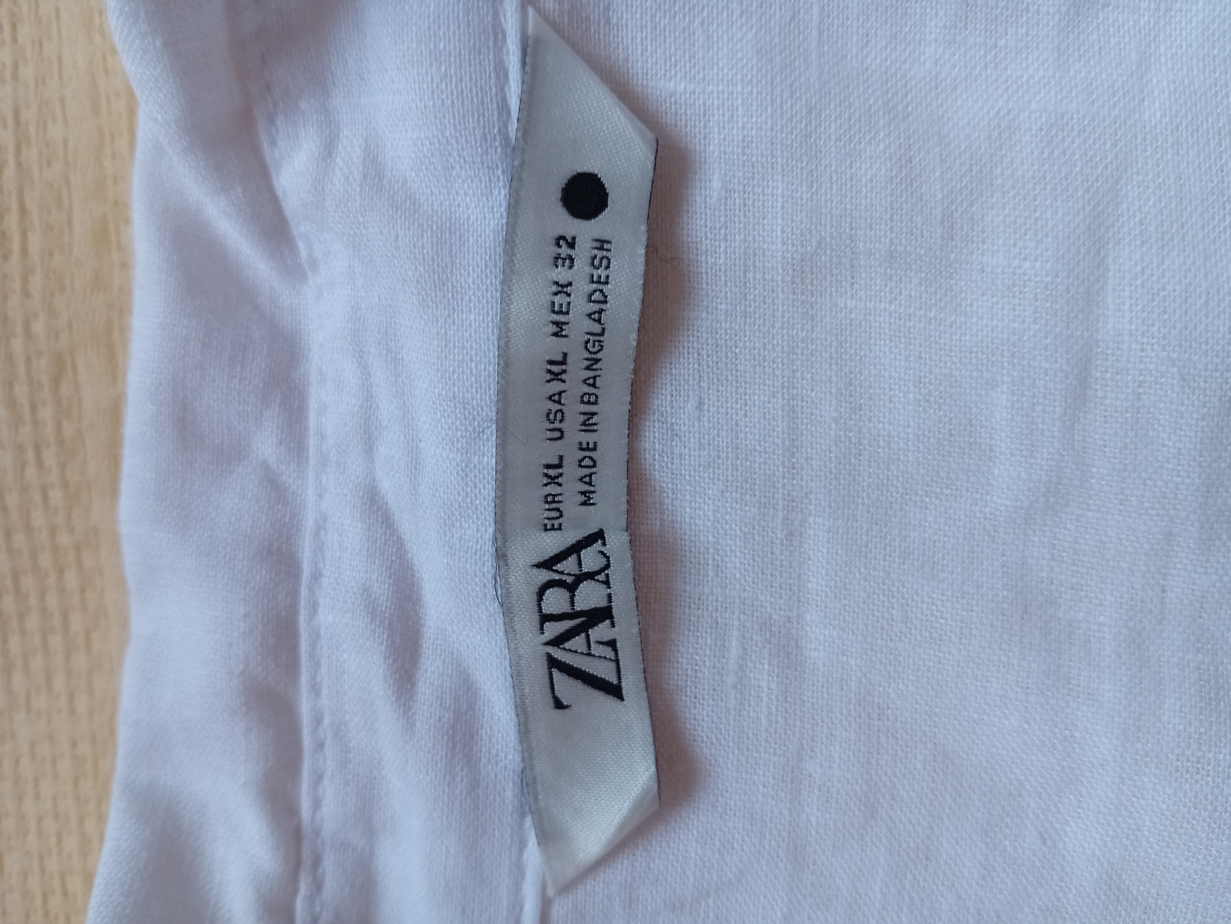 Chemise En Lin Zara Xl