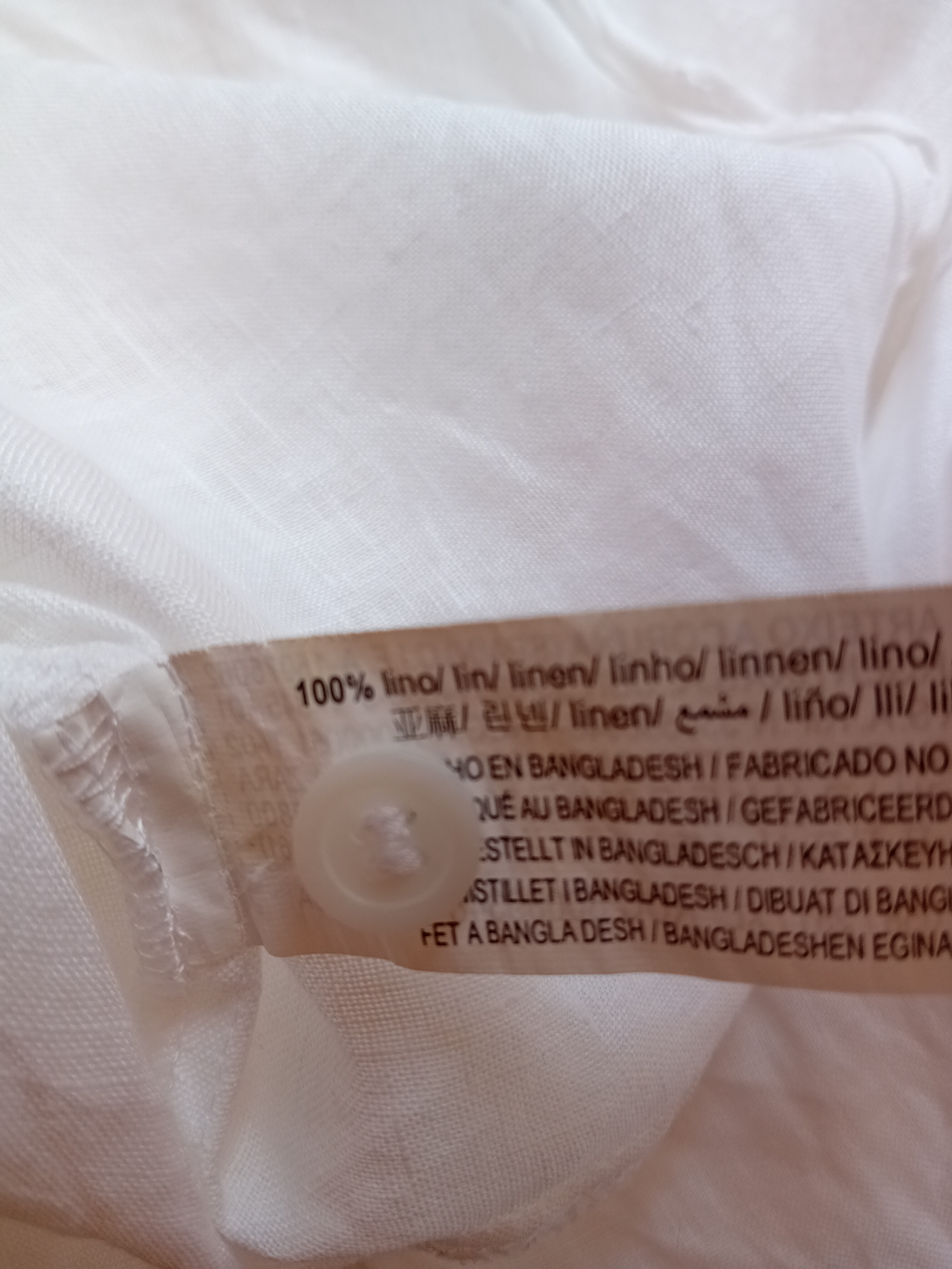 Chemise En Lin Zara Xl