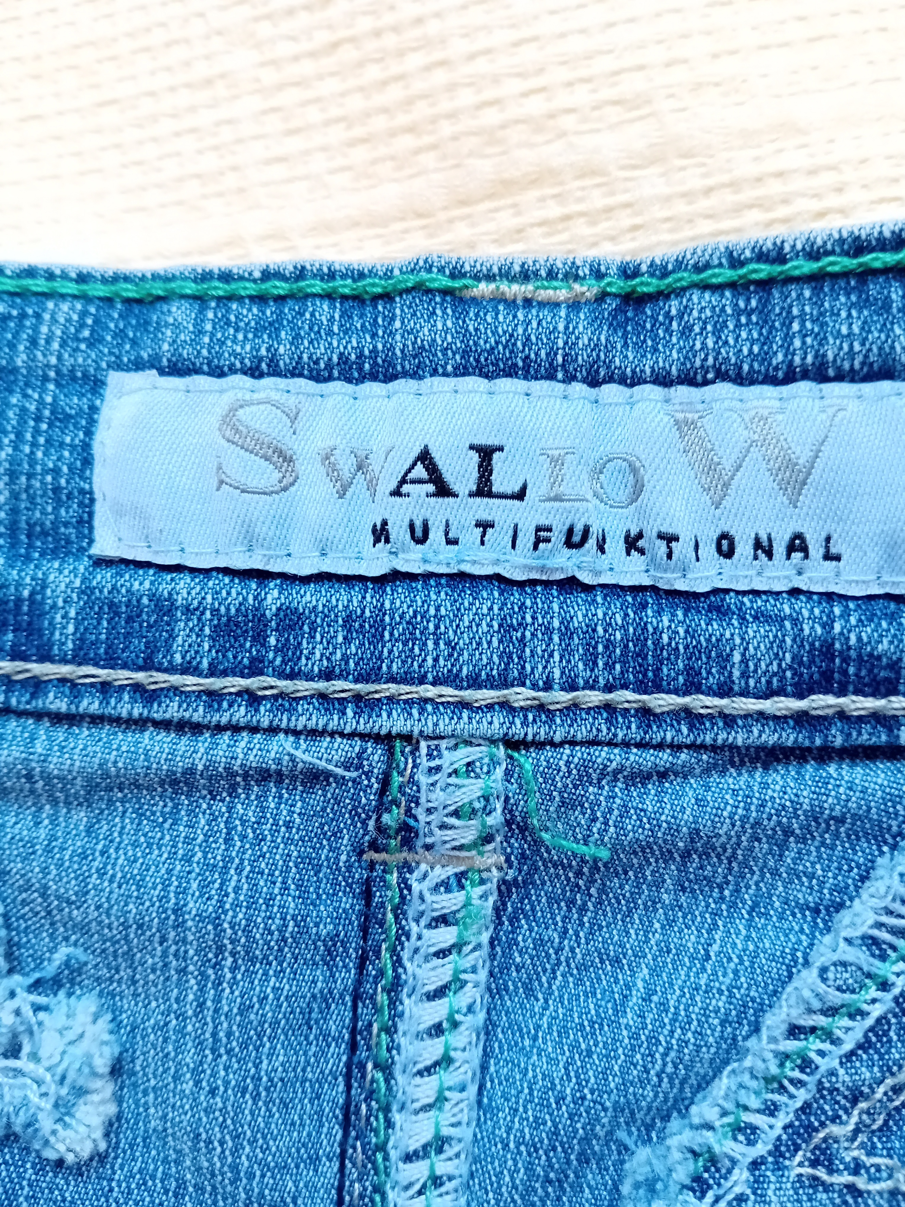 Jupe Jean Swallow Volants Dentelle