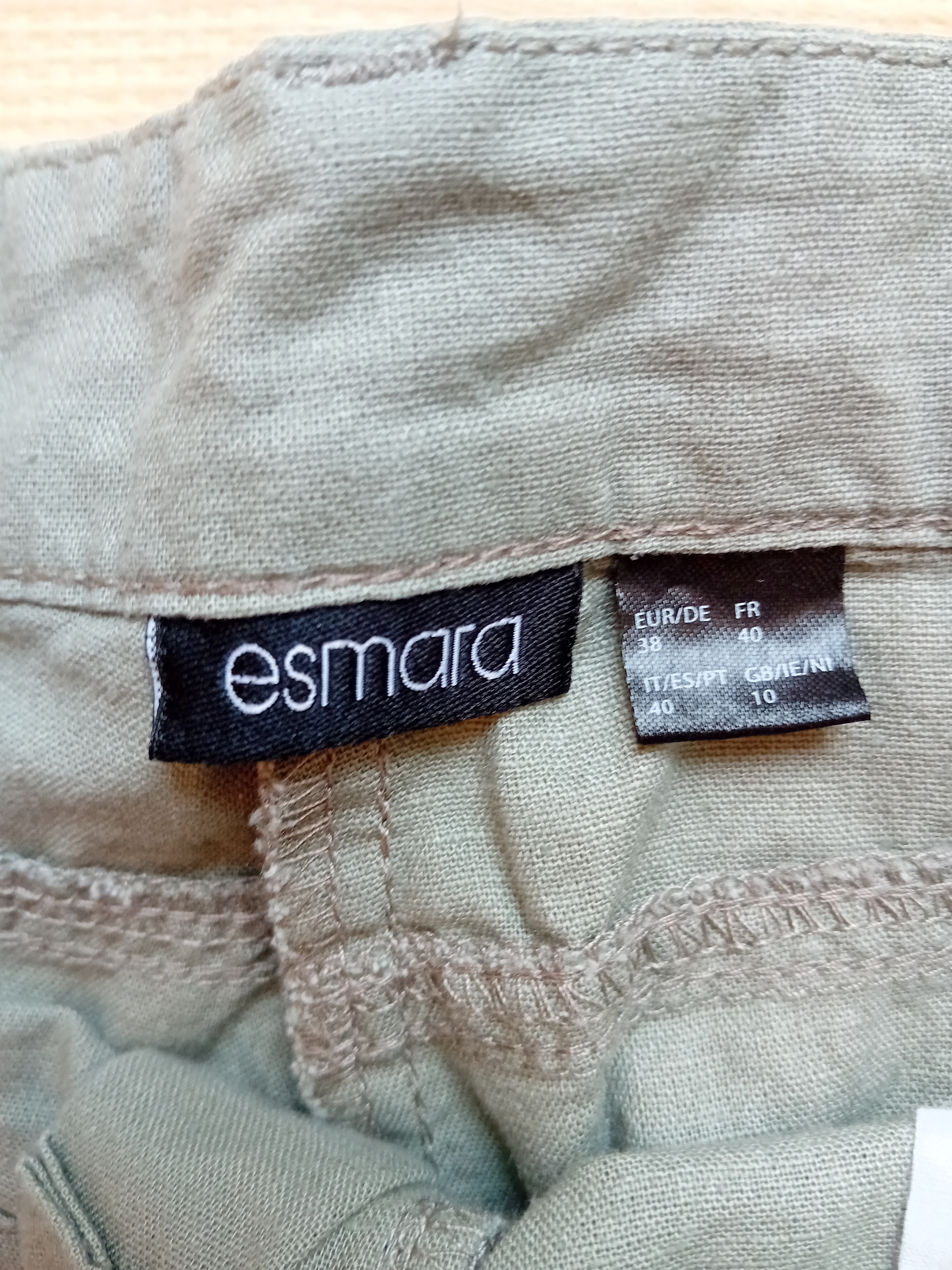 Short Lin Vert Sauge Esmara L
