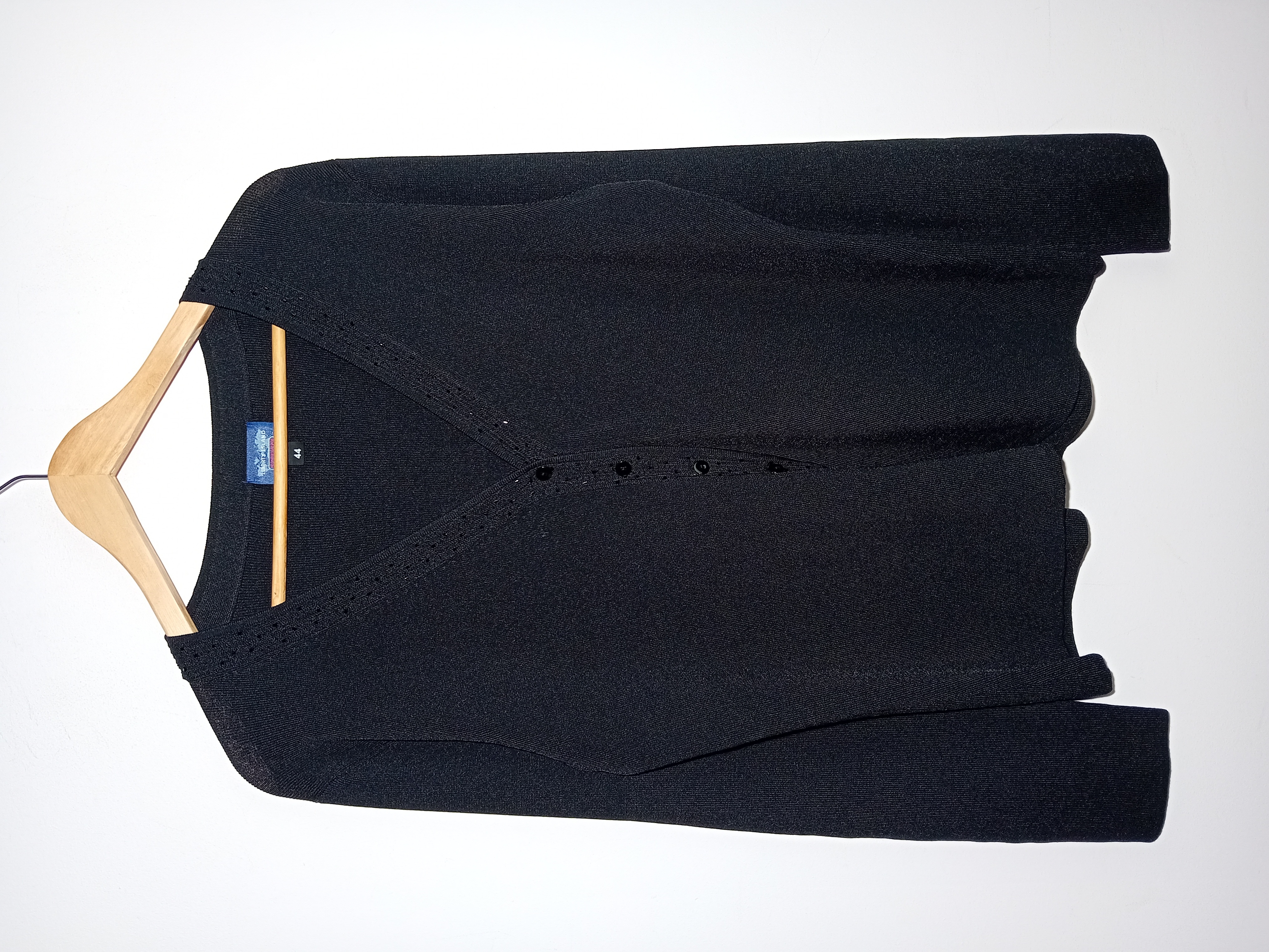 Gilet Noir Boutonné