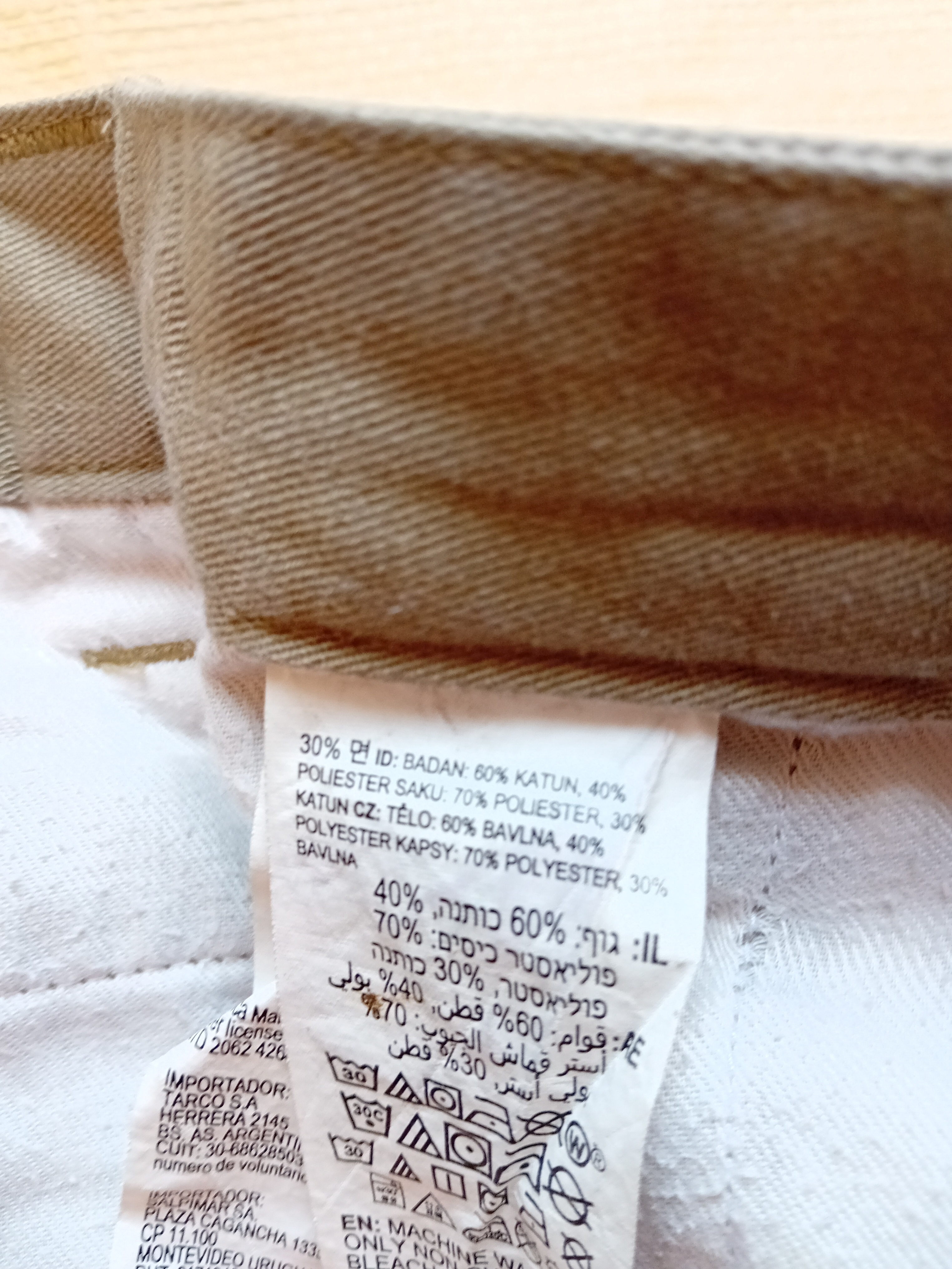 Short Chino Billabong Beige W28