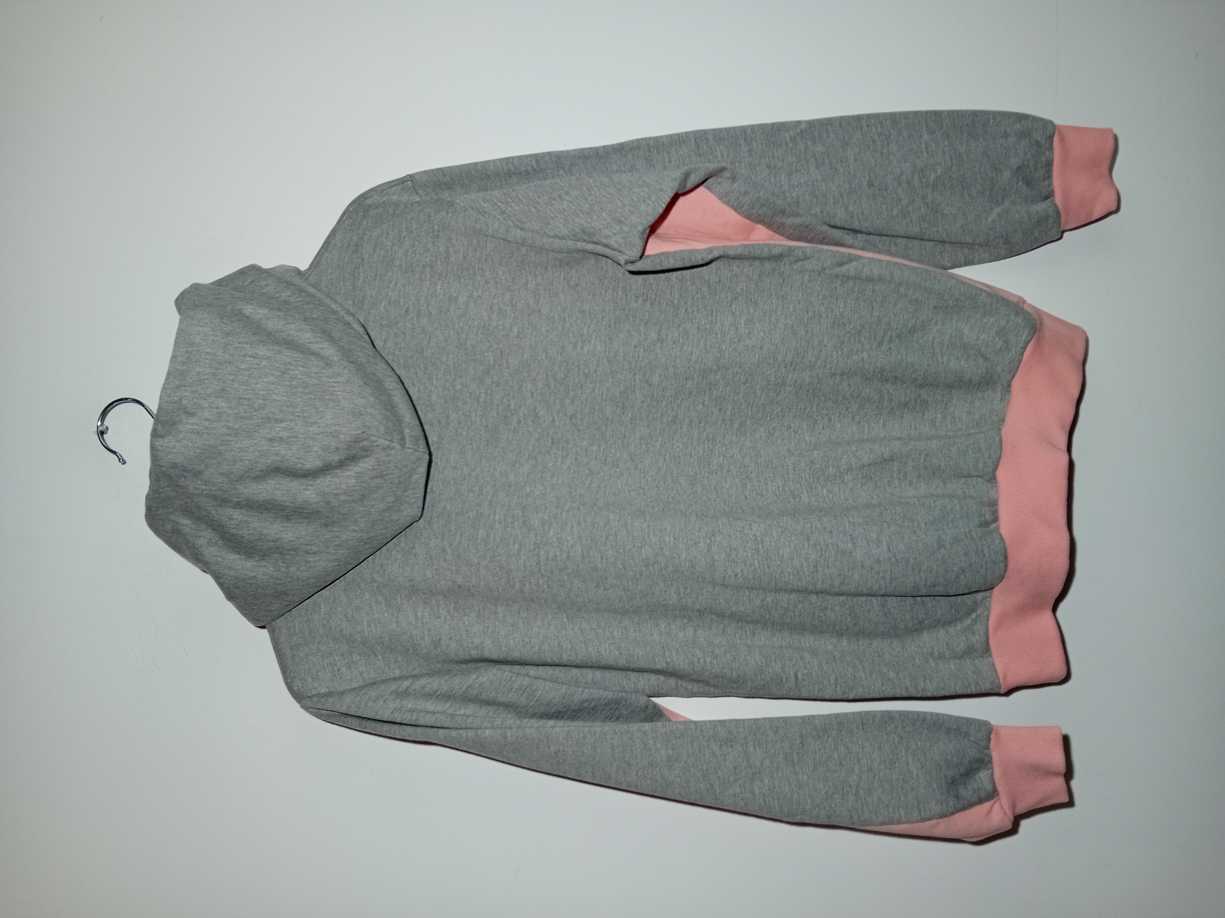 Sweat A Capuche Adidas Rose Et Gris