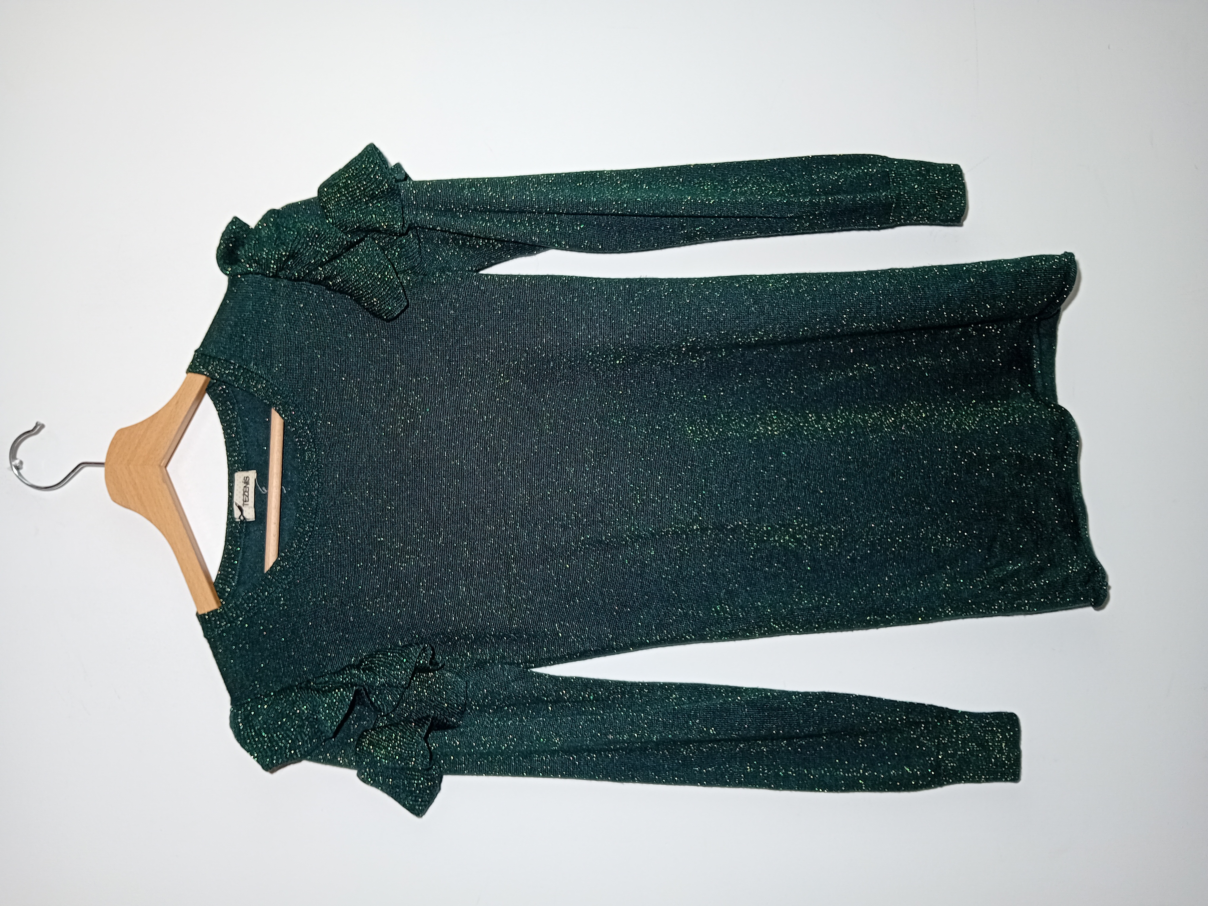 Pull Fin Tezenis Vert Scintillant