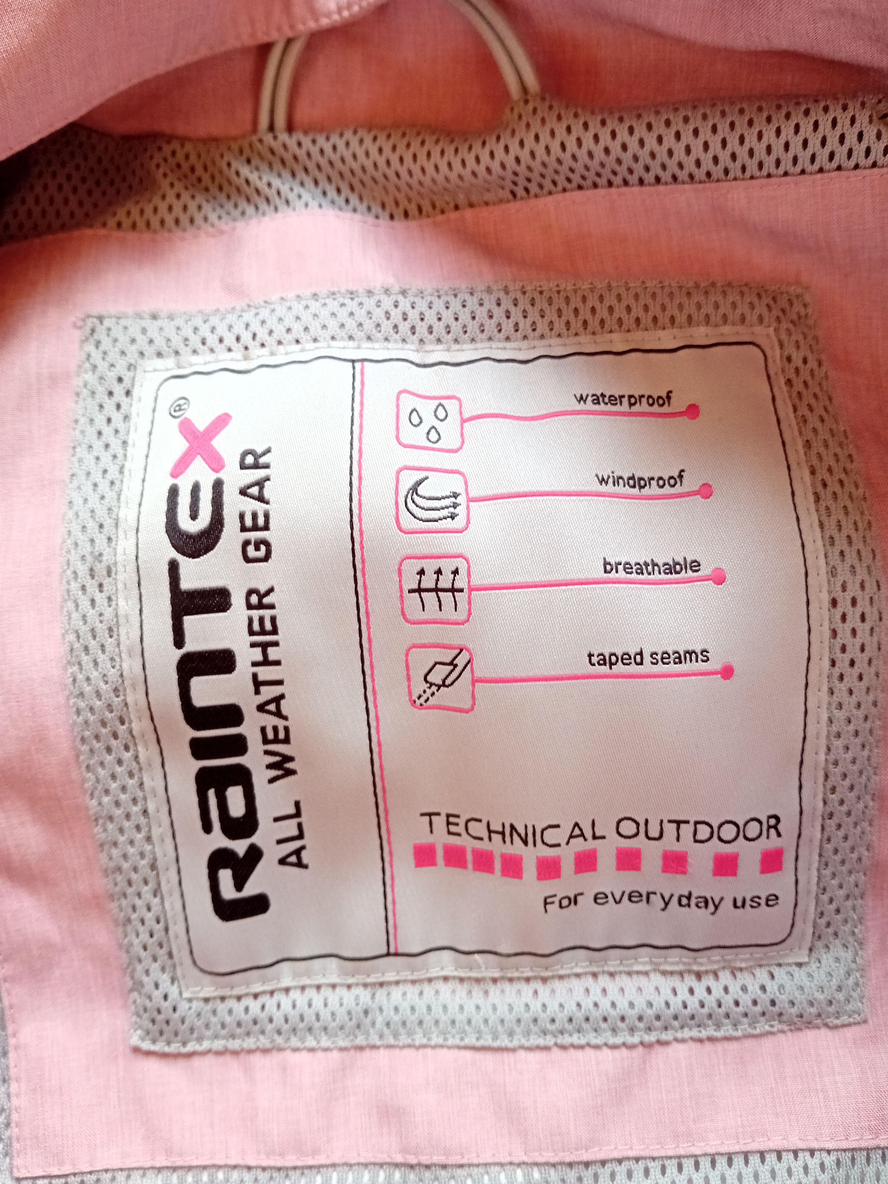 Veste De Pluie Technique Rose C&a