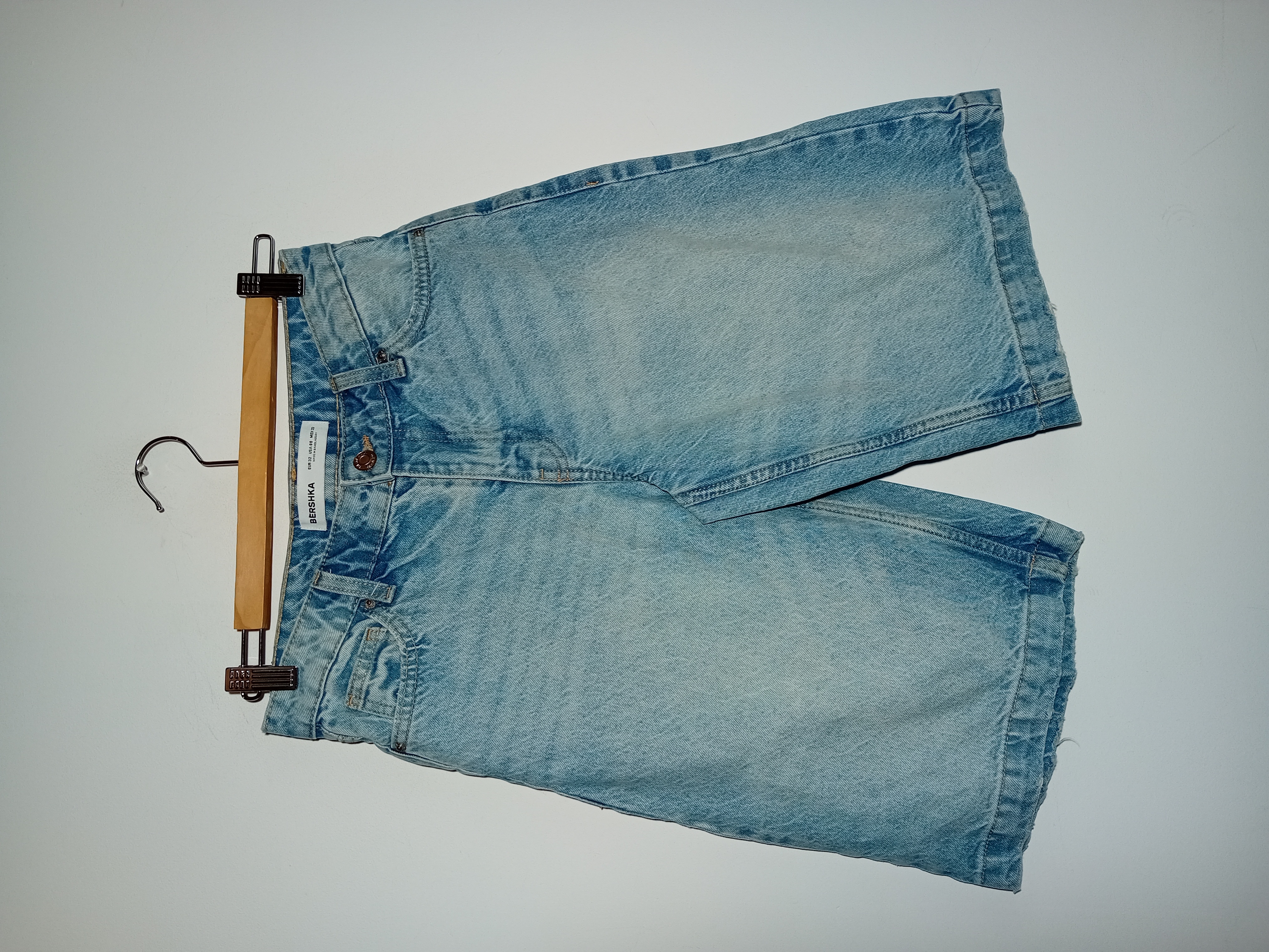 Short Long En Jean Bershka Xxs