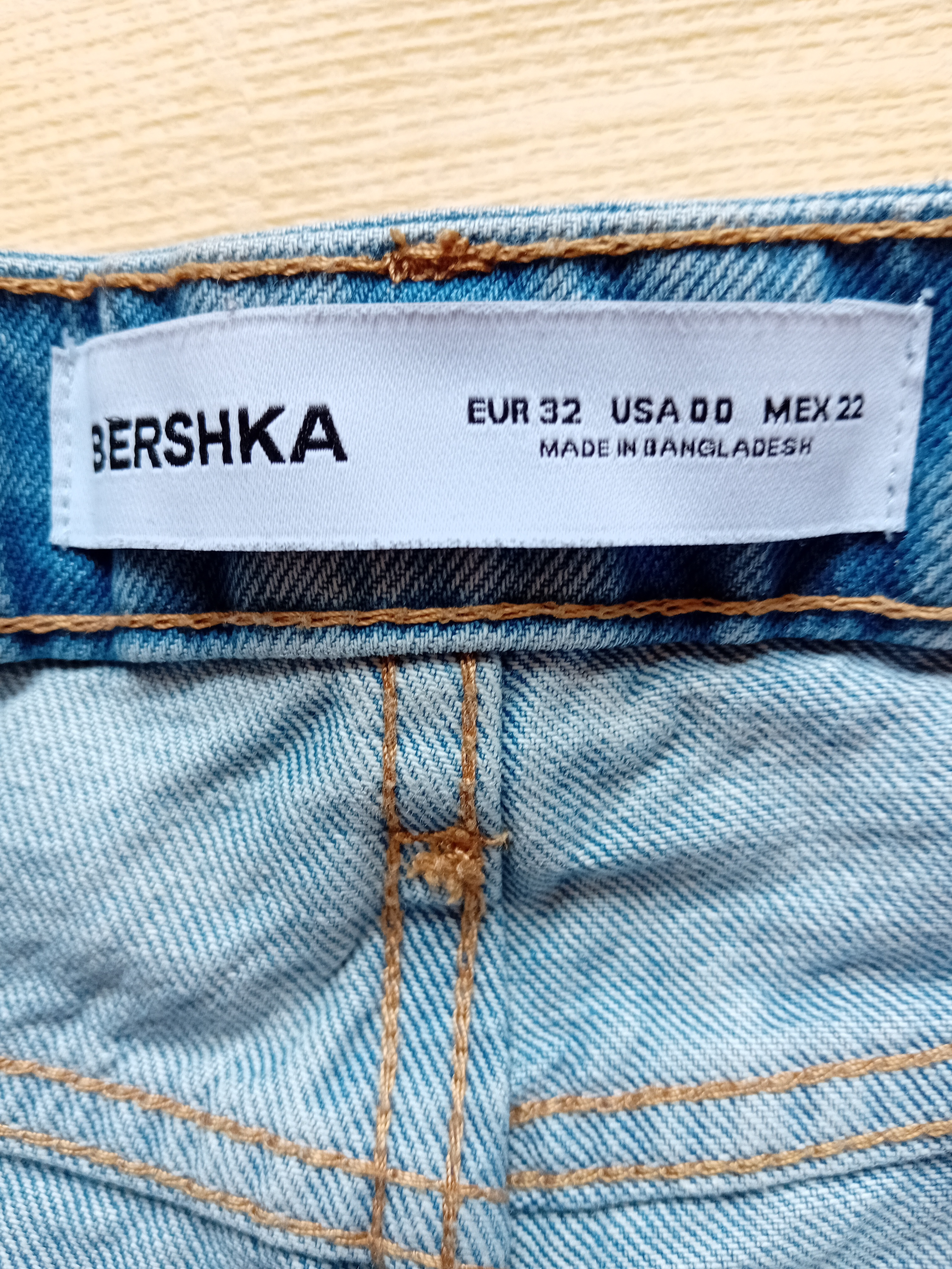 Short Long En Jean Bershka Xxs