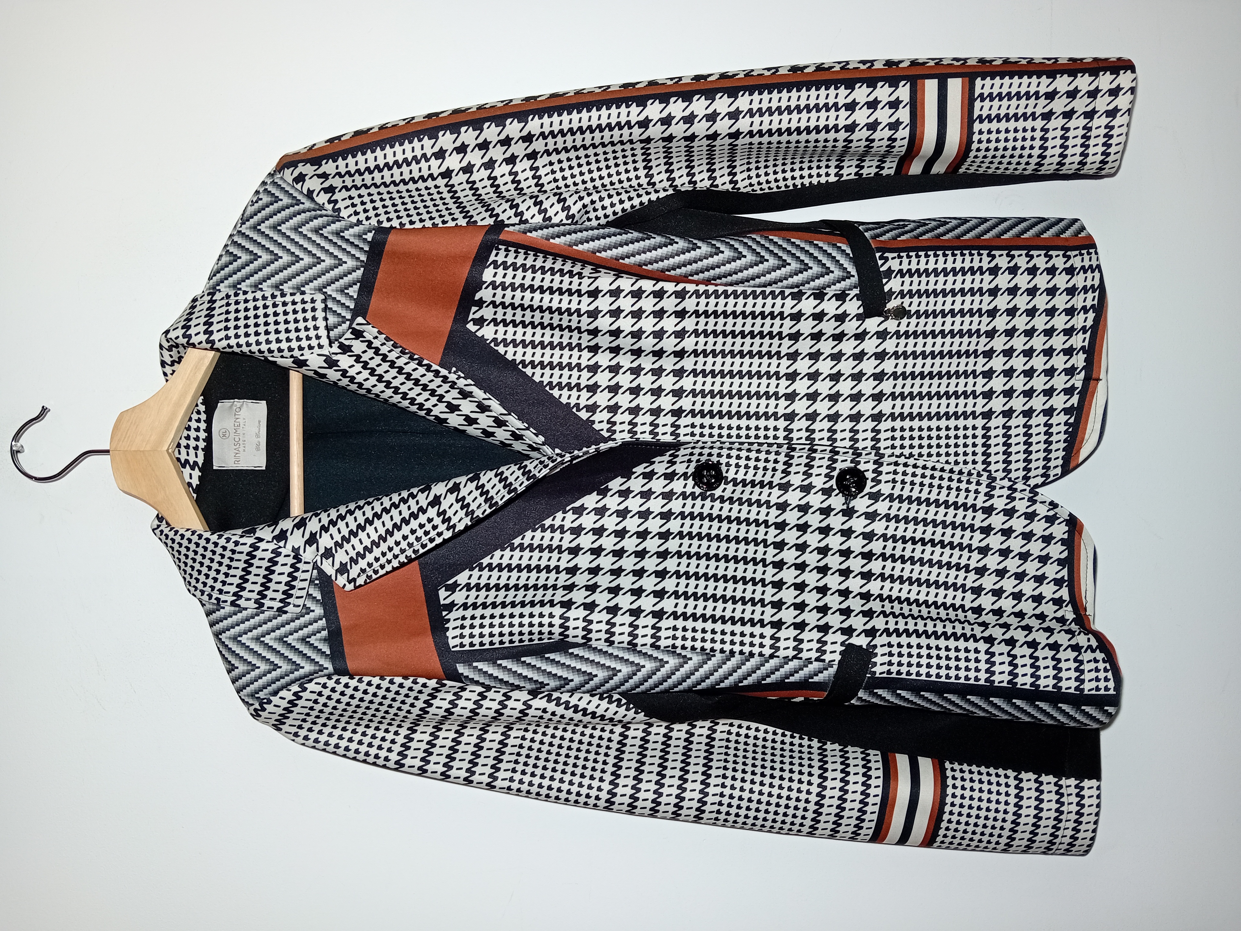 Blazer Géométrique Pied-de-poule Rinascimento