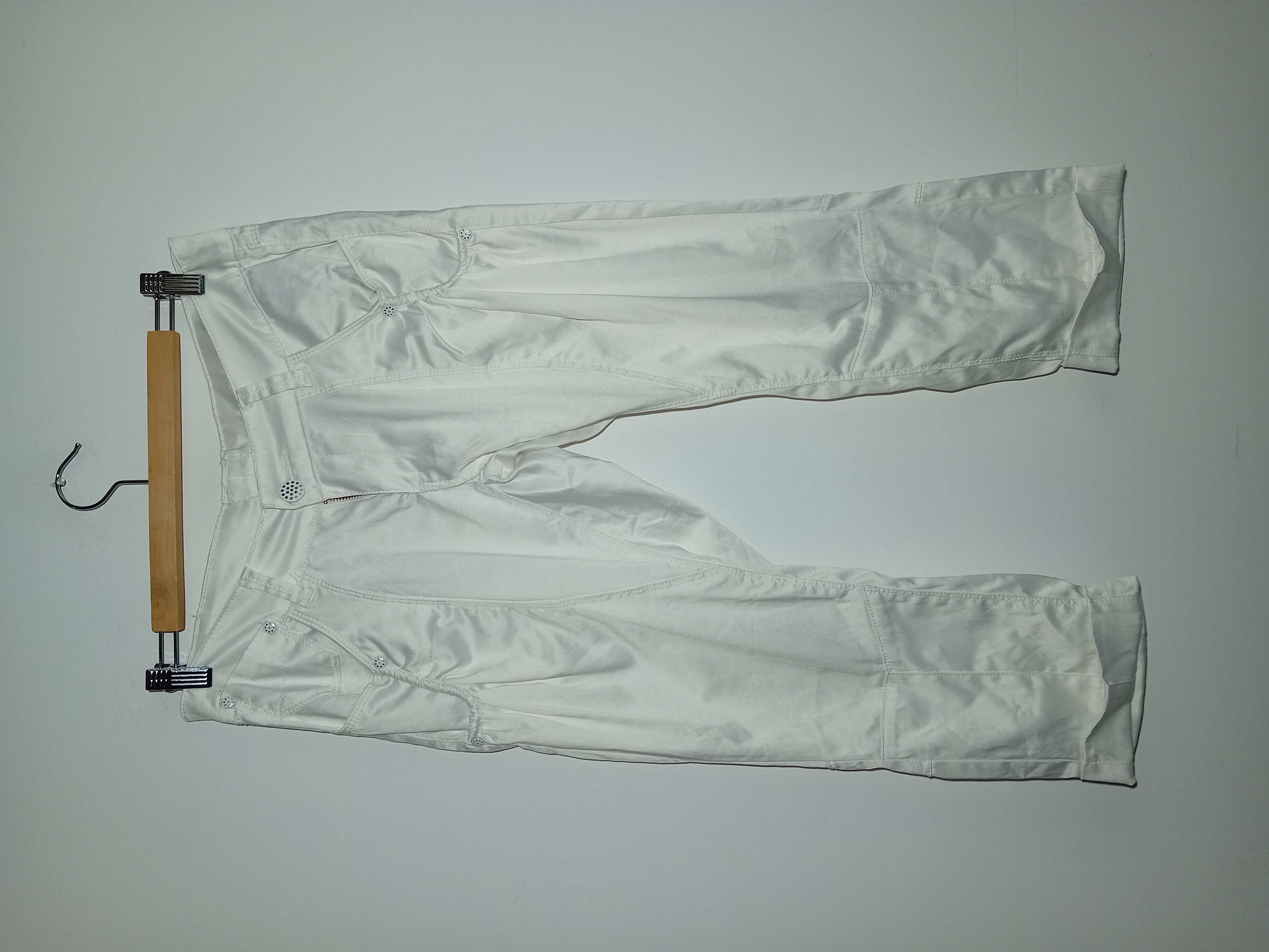 Pantacourt Blanc Stretch