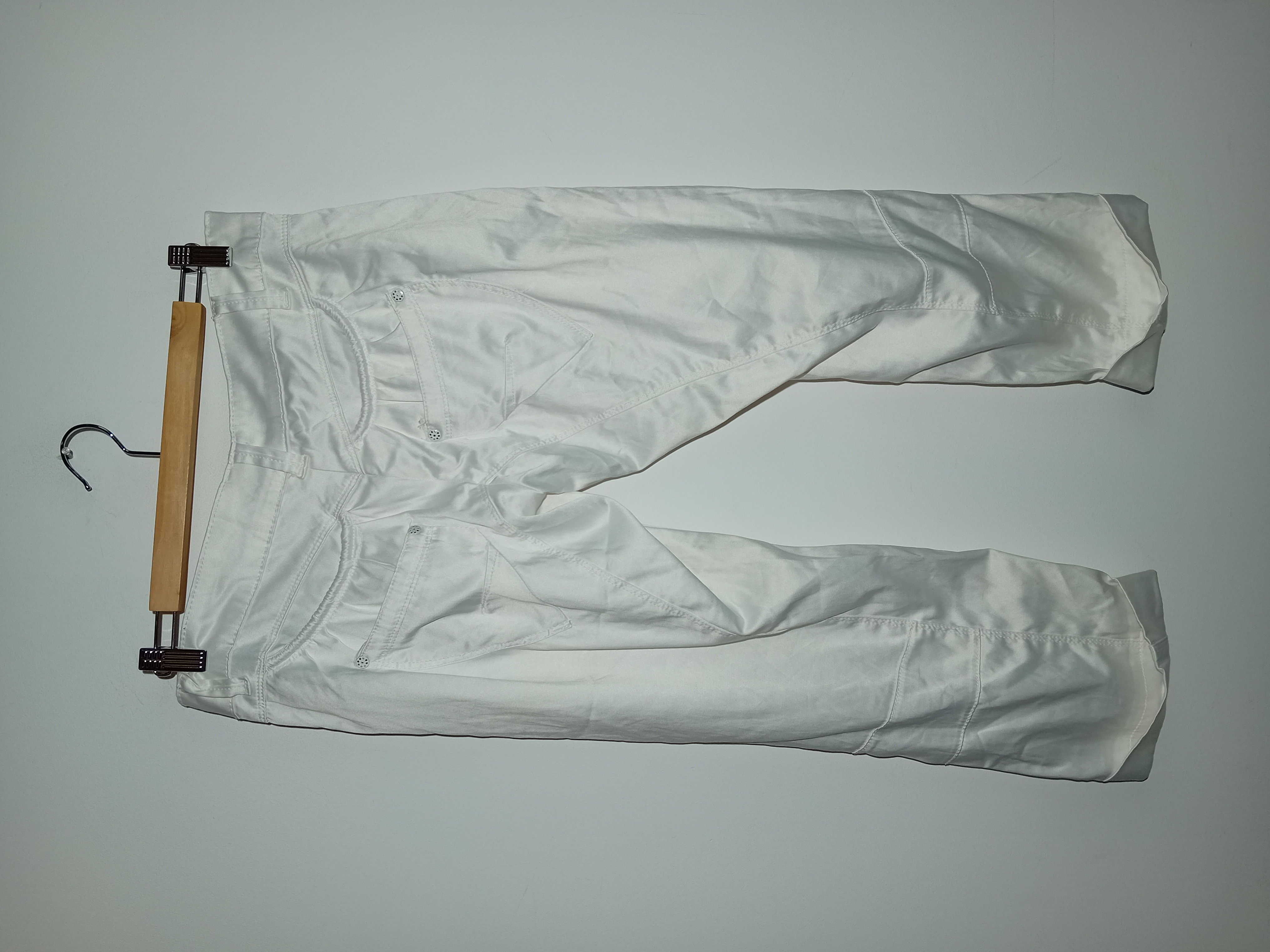Pantacourt Blanc Stretch