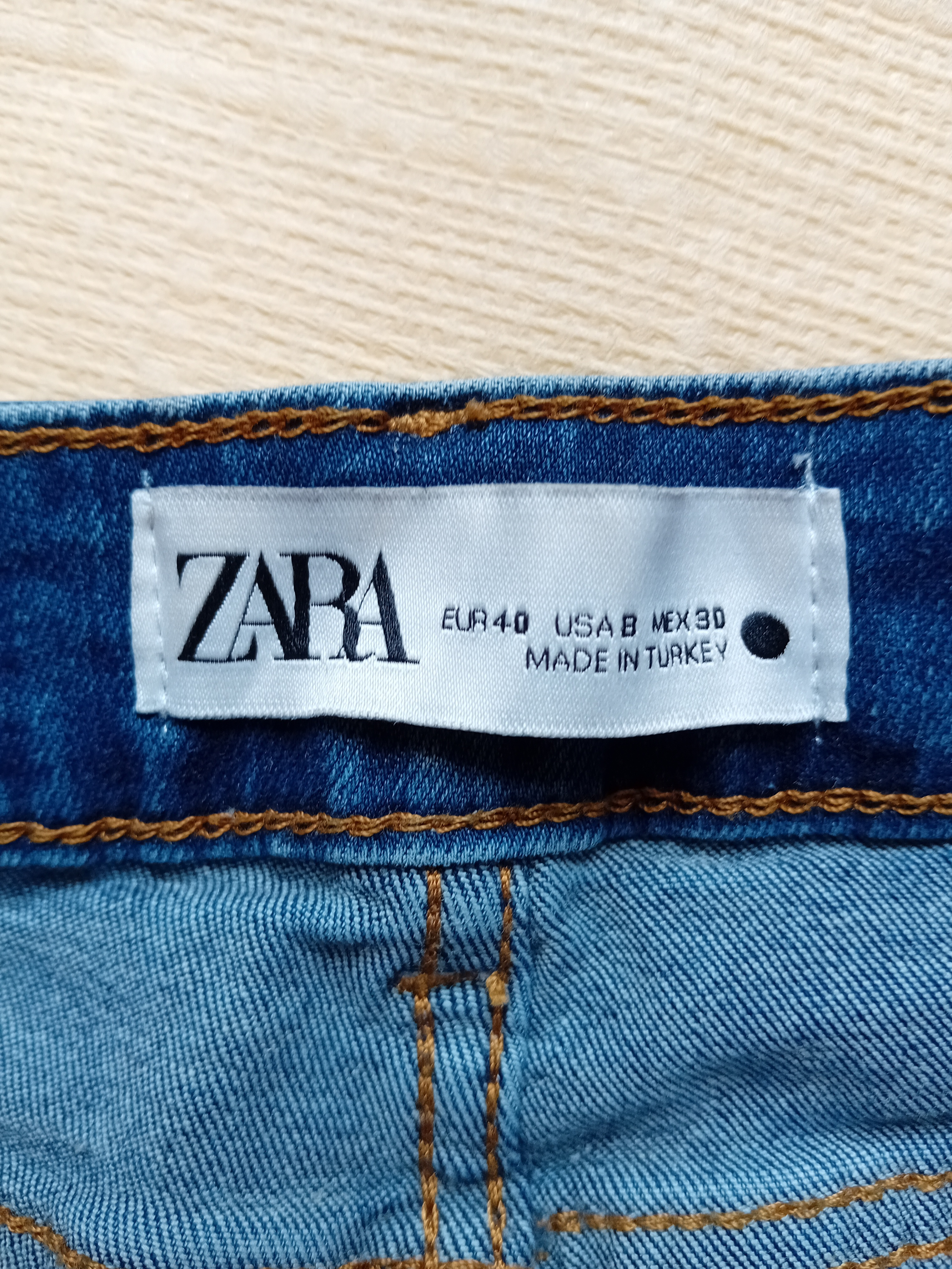 Jean Flare Zara Bleu
