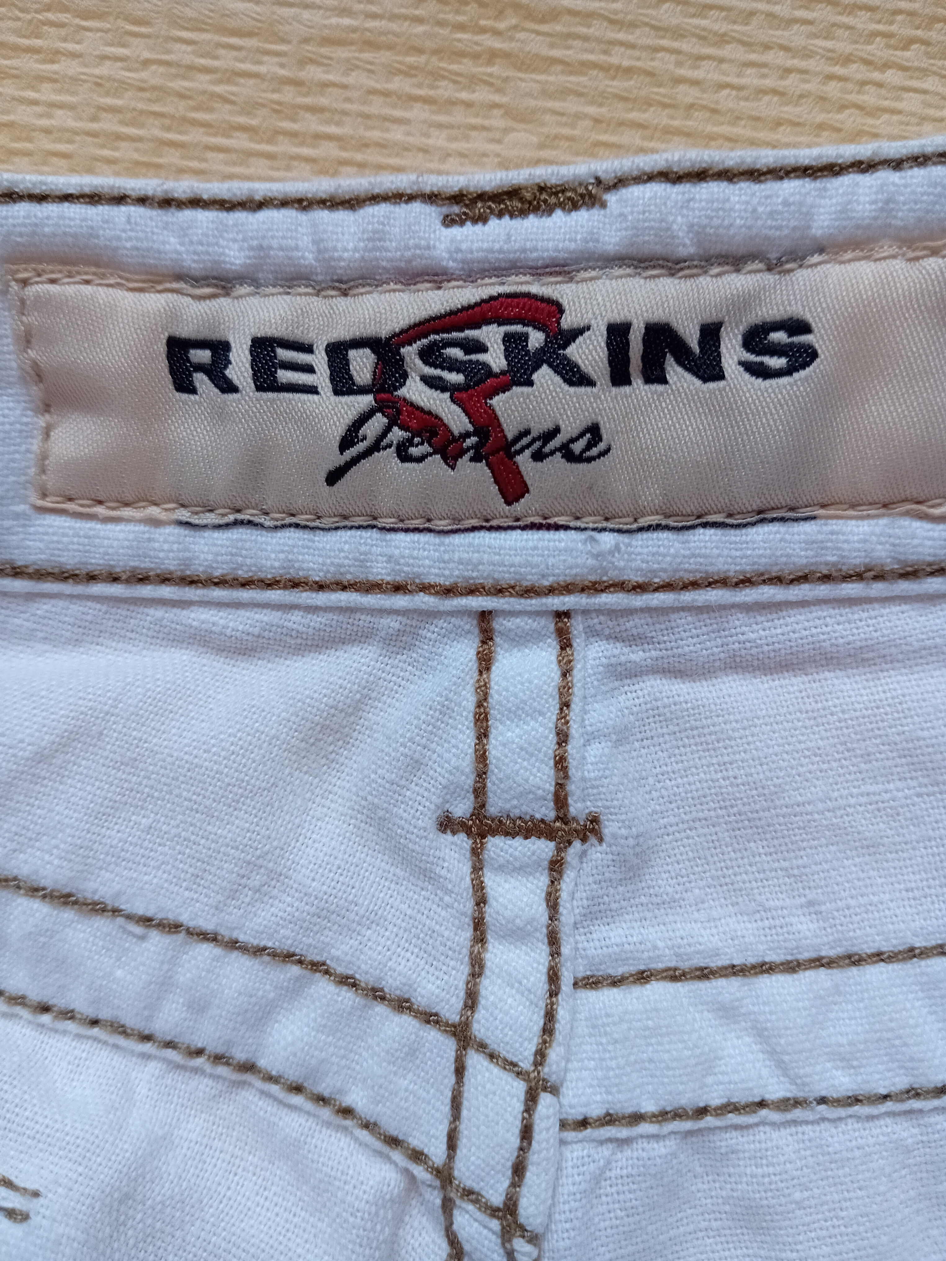Pantalon Large Blanc Redskins Lin