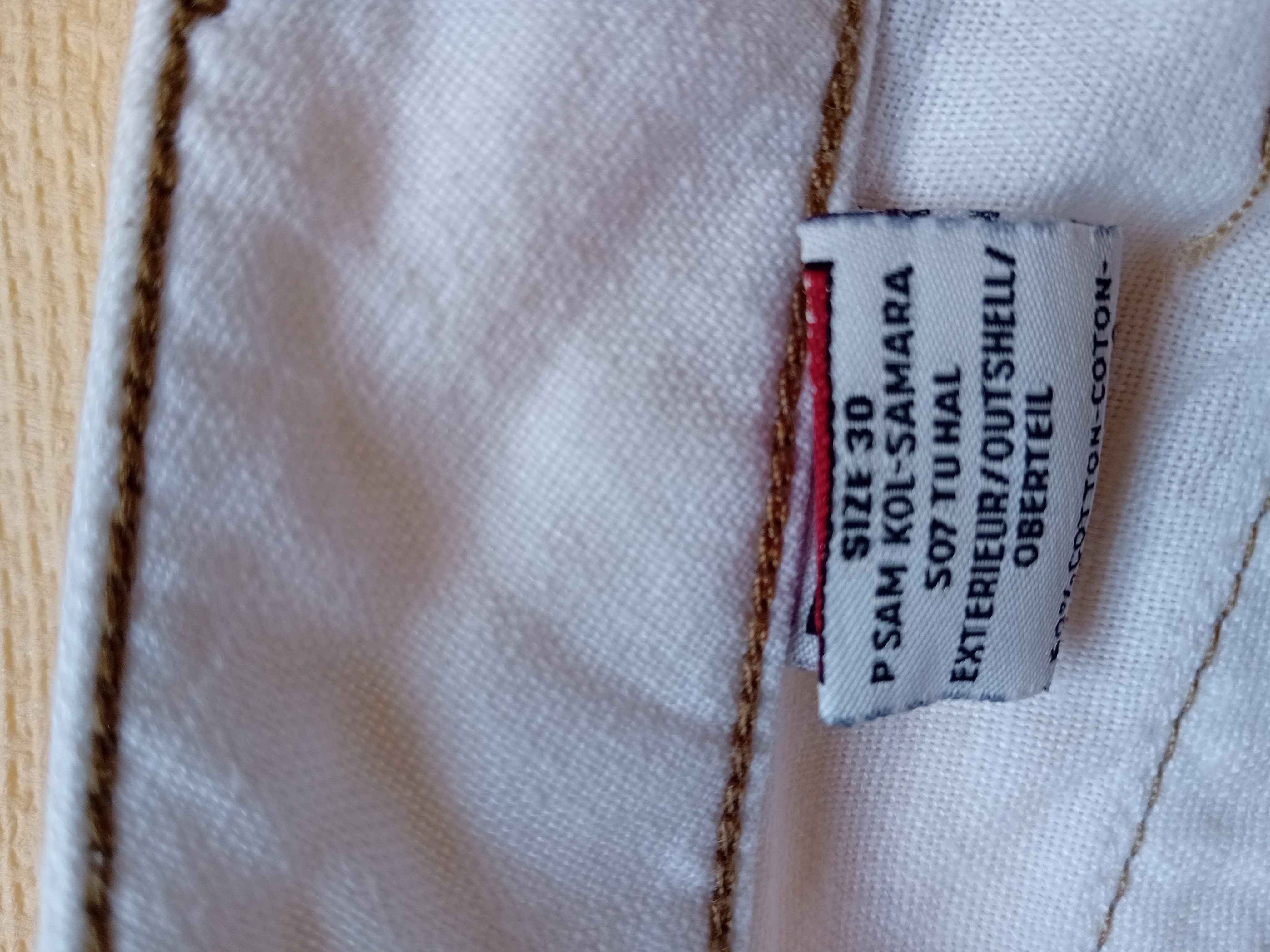 Pantalon Large Blanc Redskins Lin