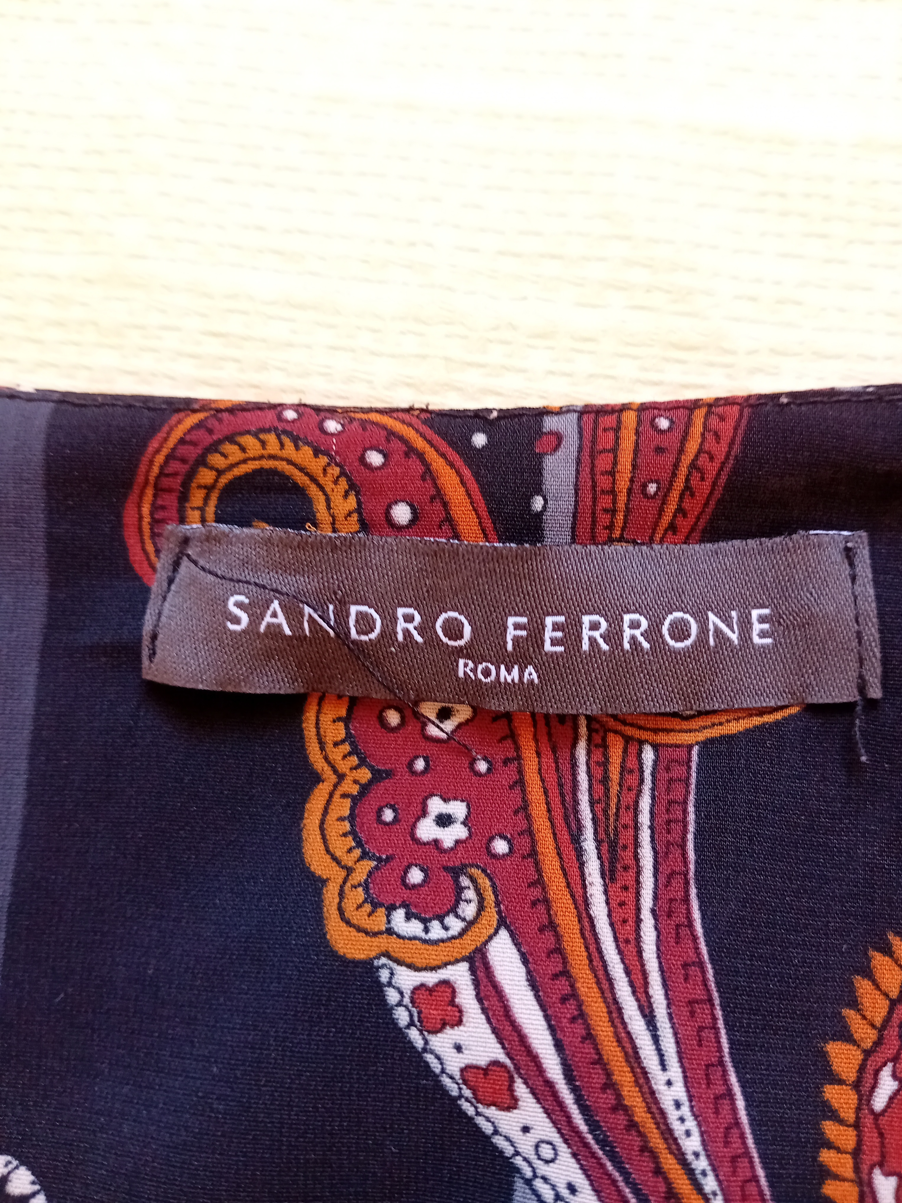 Top Motif Paisley Sandro Ferrone