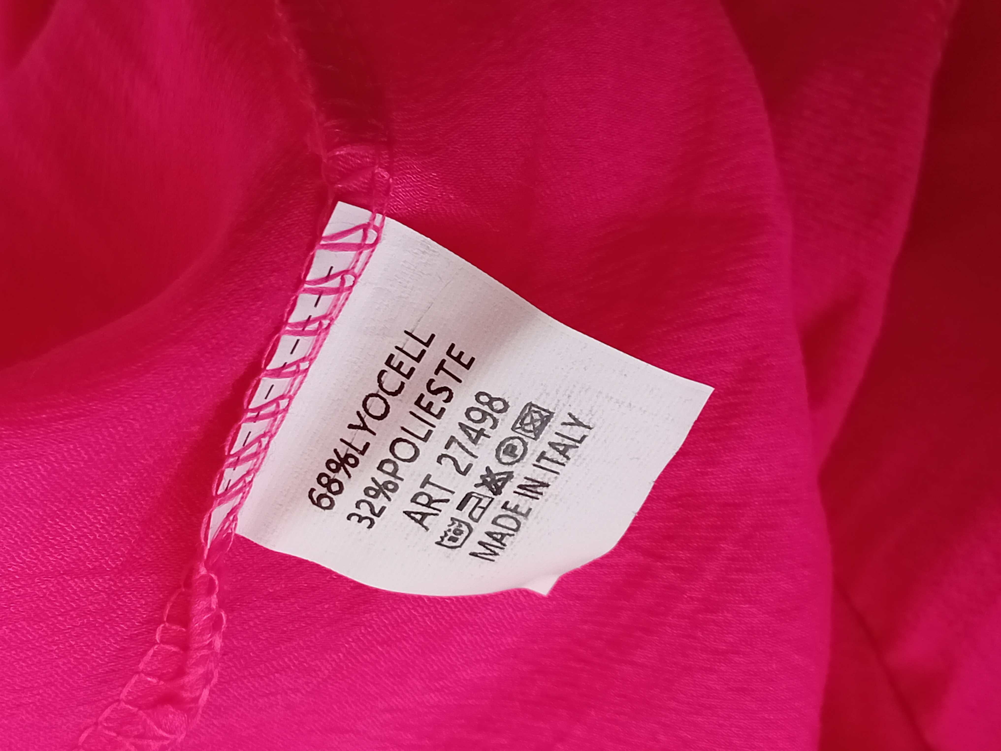 Blouse Fluide À Volants Rose Fuchsia Amy & Clo