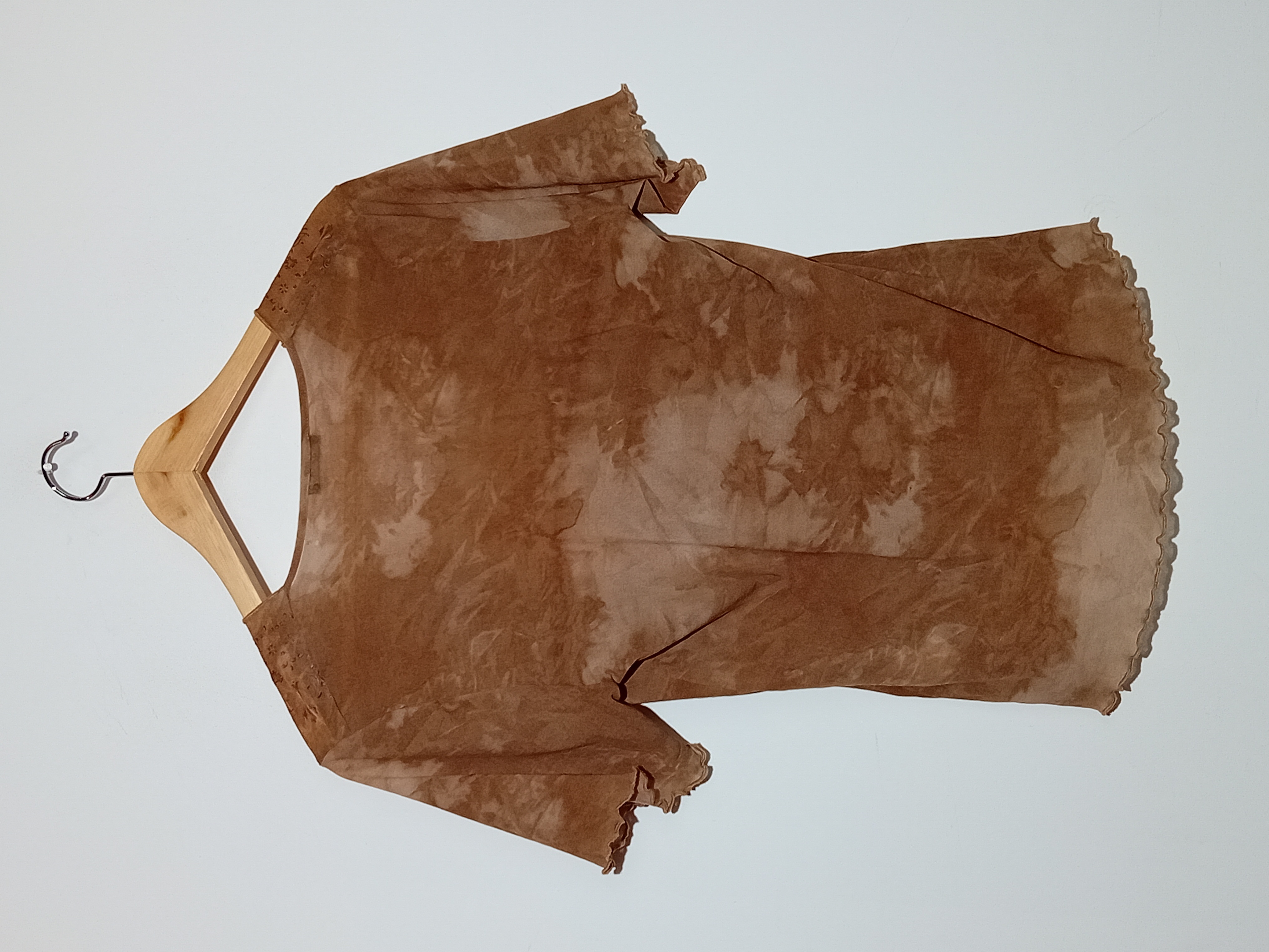Top en Mesh Monari Marron Tie-dye