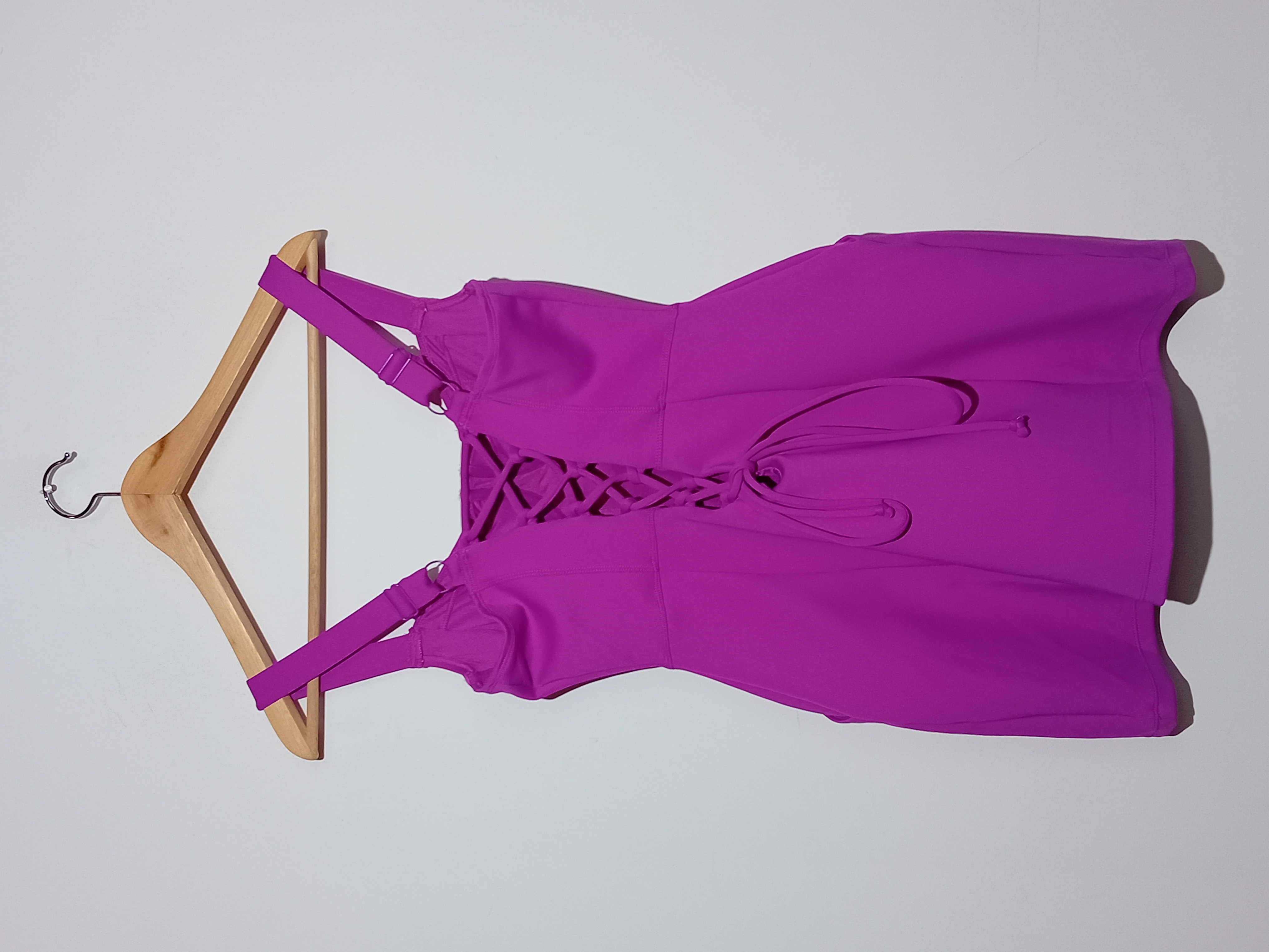 Robe De Bain Fuchsia Lacets