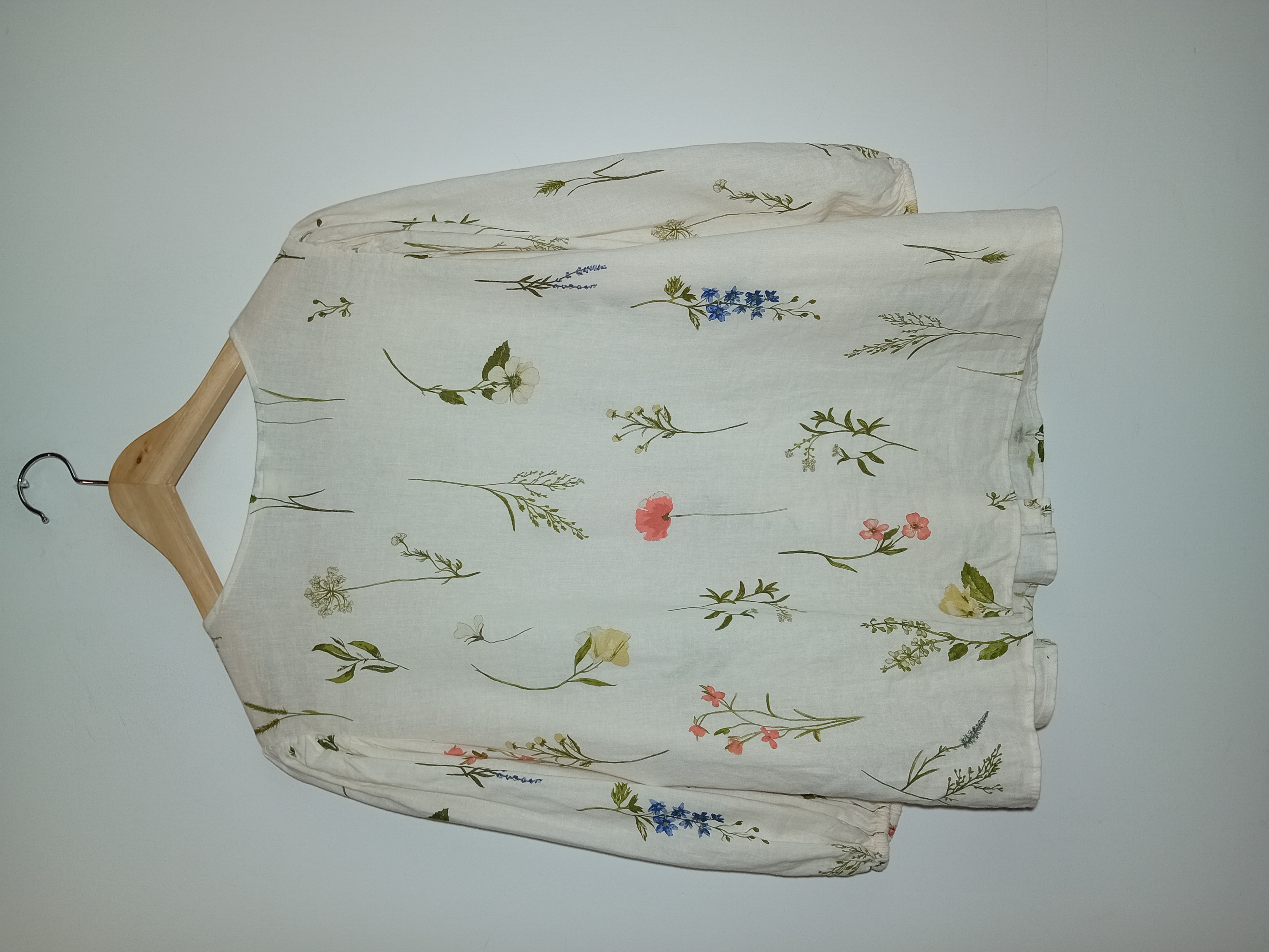 Blouse H&m En Lin Fleuri