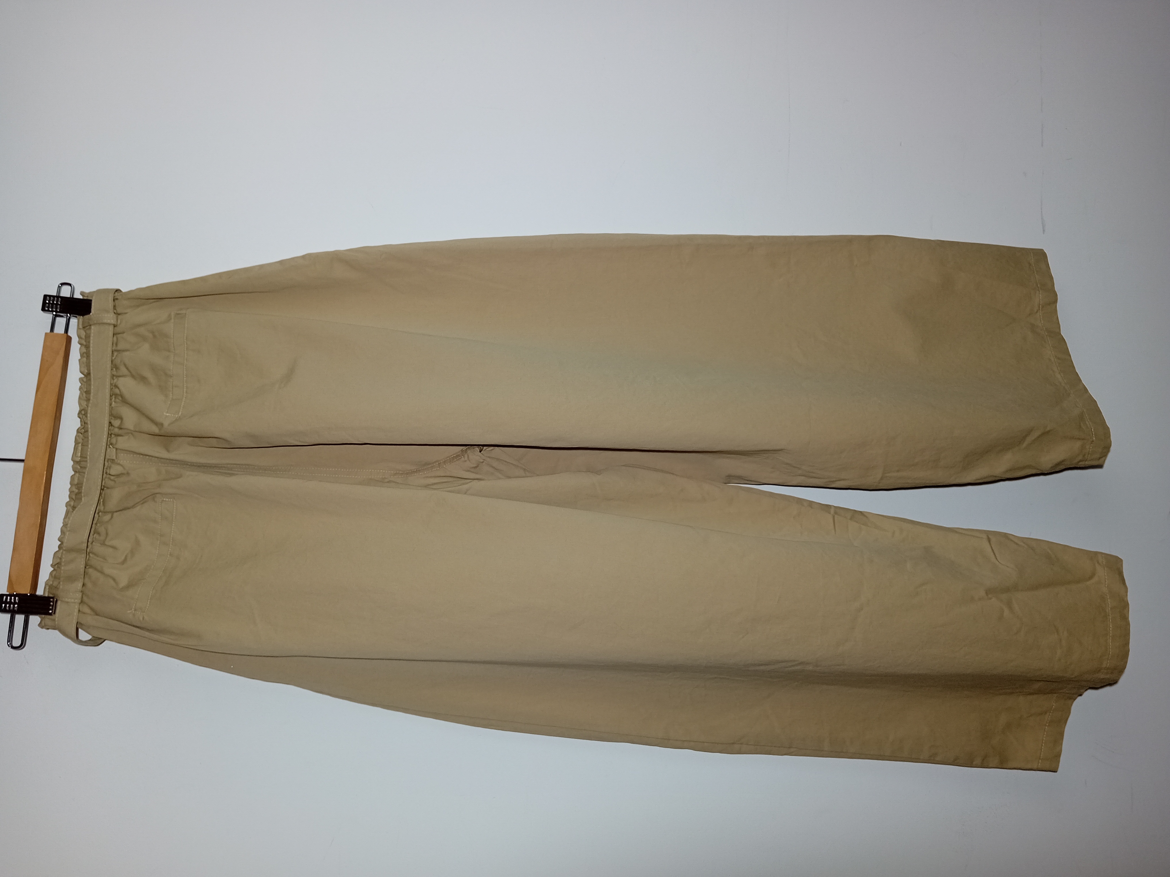 Pantalon Large Beige Shine
