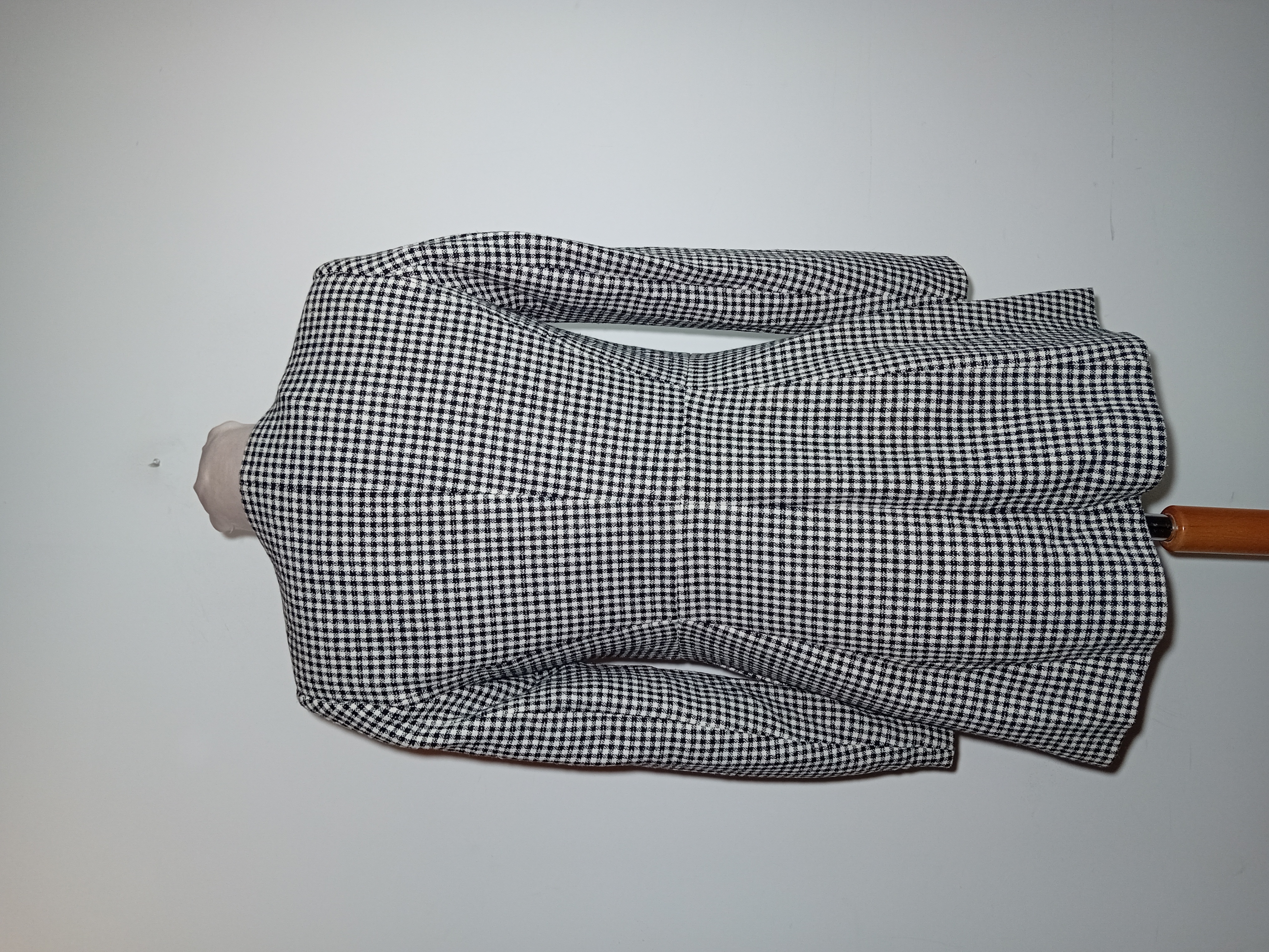 Veste Légère Motif Pied de Poule Zara
