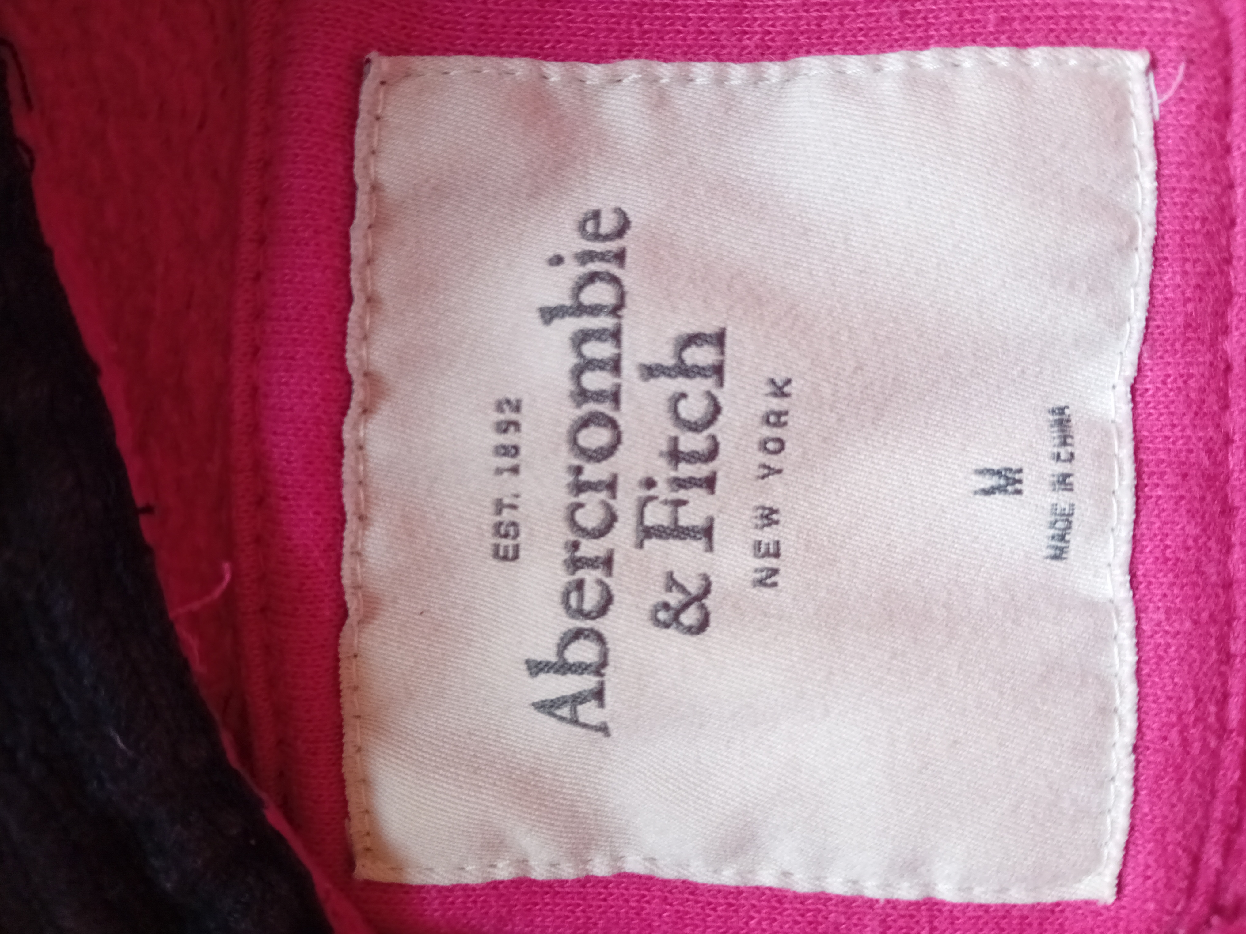 Sweat A Capuche Rose Fuchsia Abercrombie Fitch M