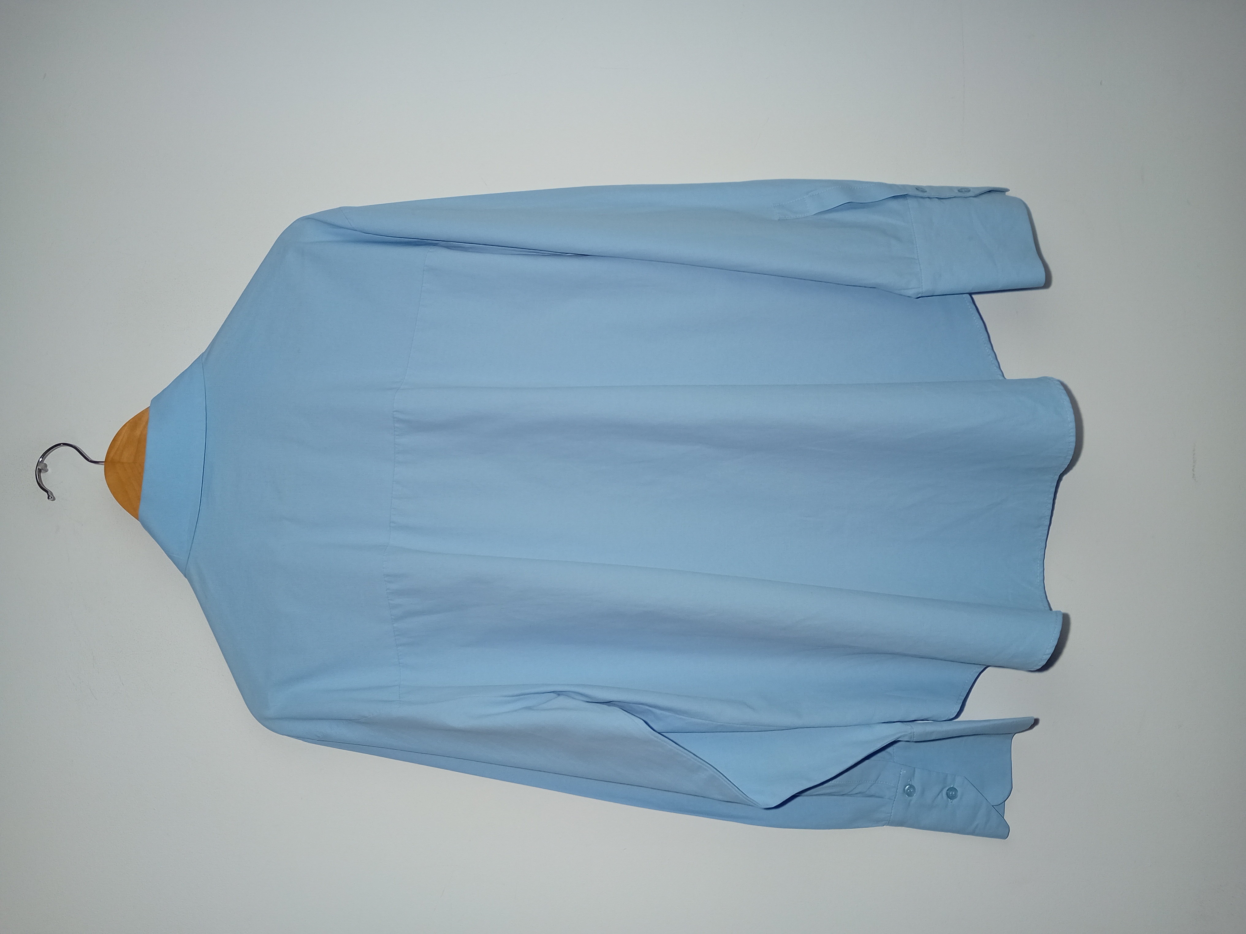 Chemise Zara Bleue Volants