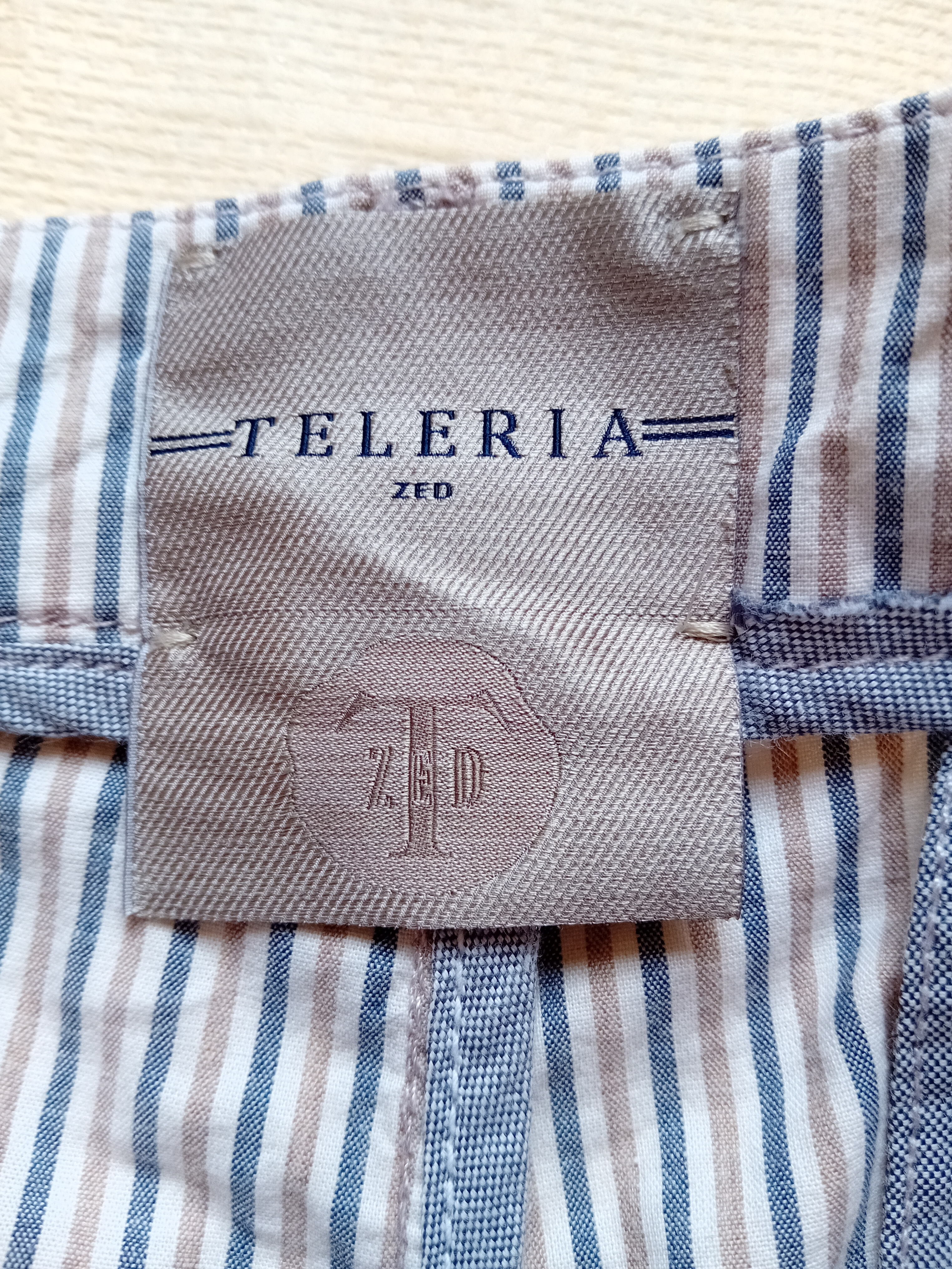Pantalon Droit Rayures Teleria Zed