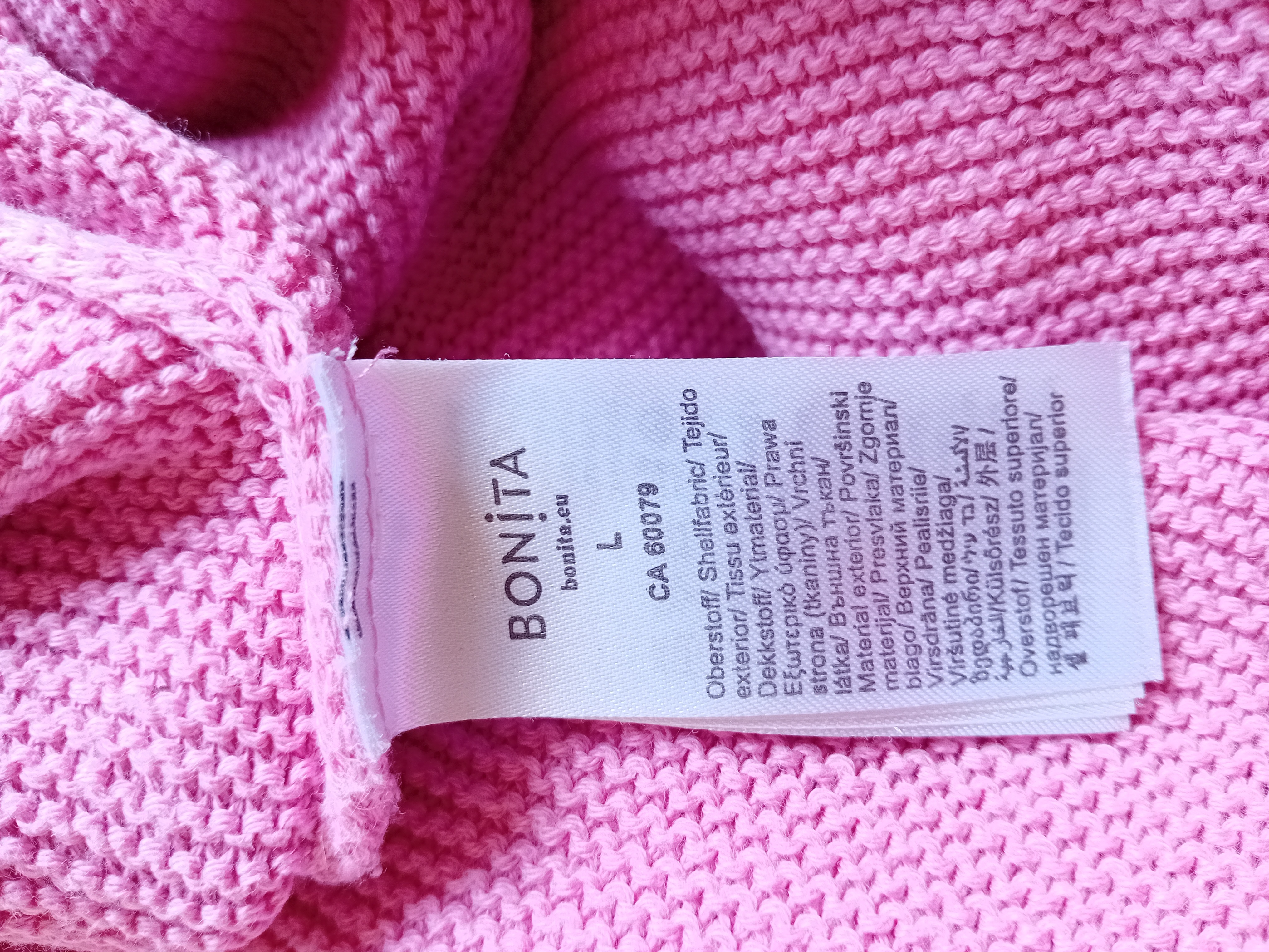 Gilet En Maille Rose Bonita