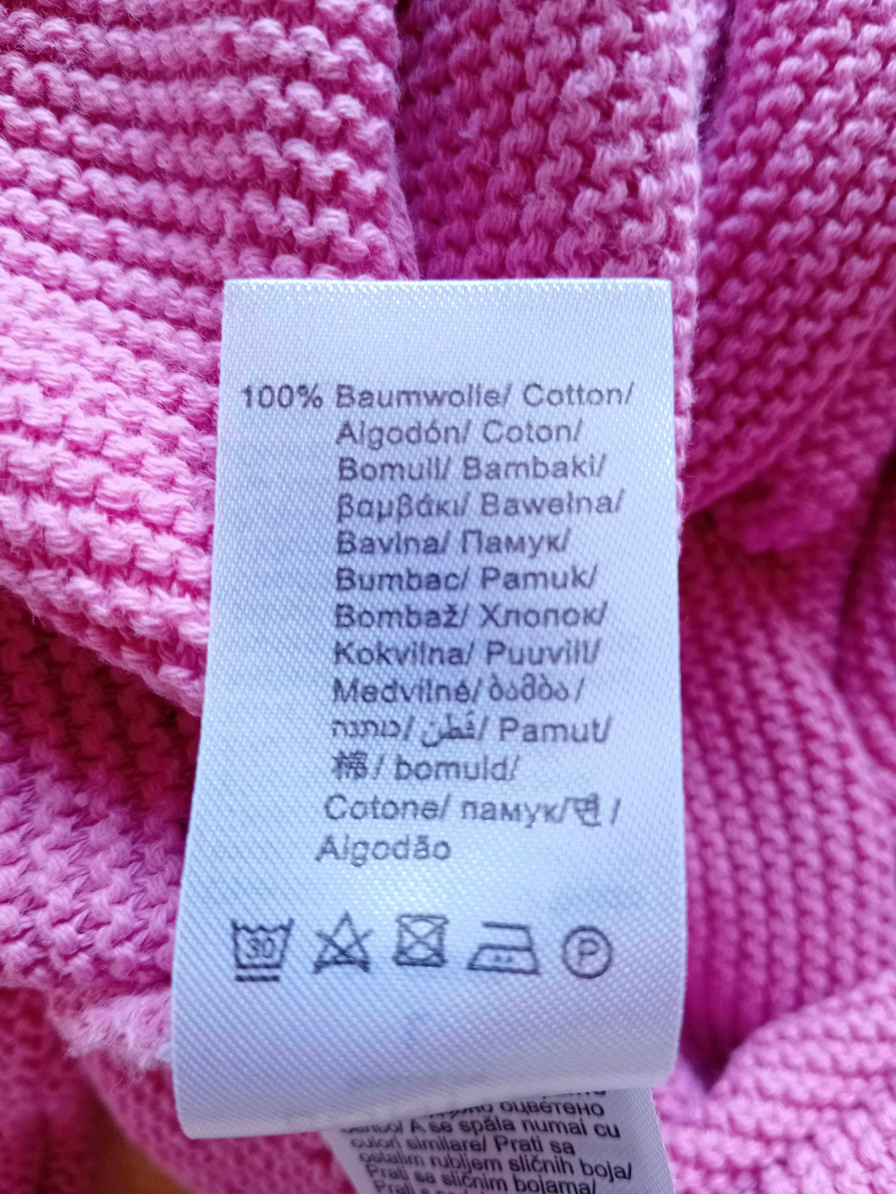 Gilet En Maille Rose Bonita